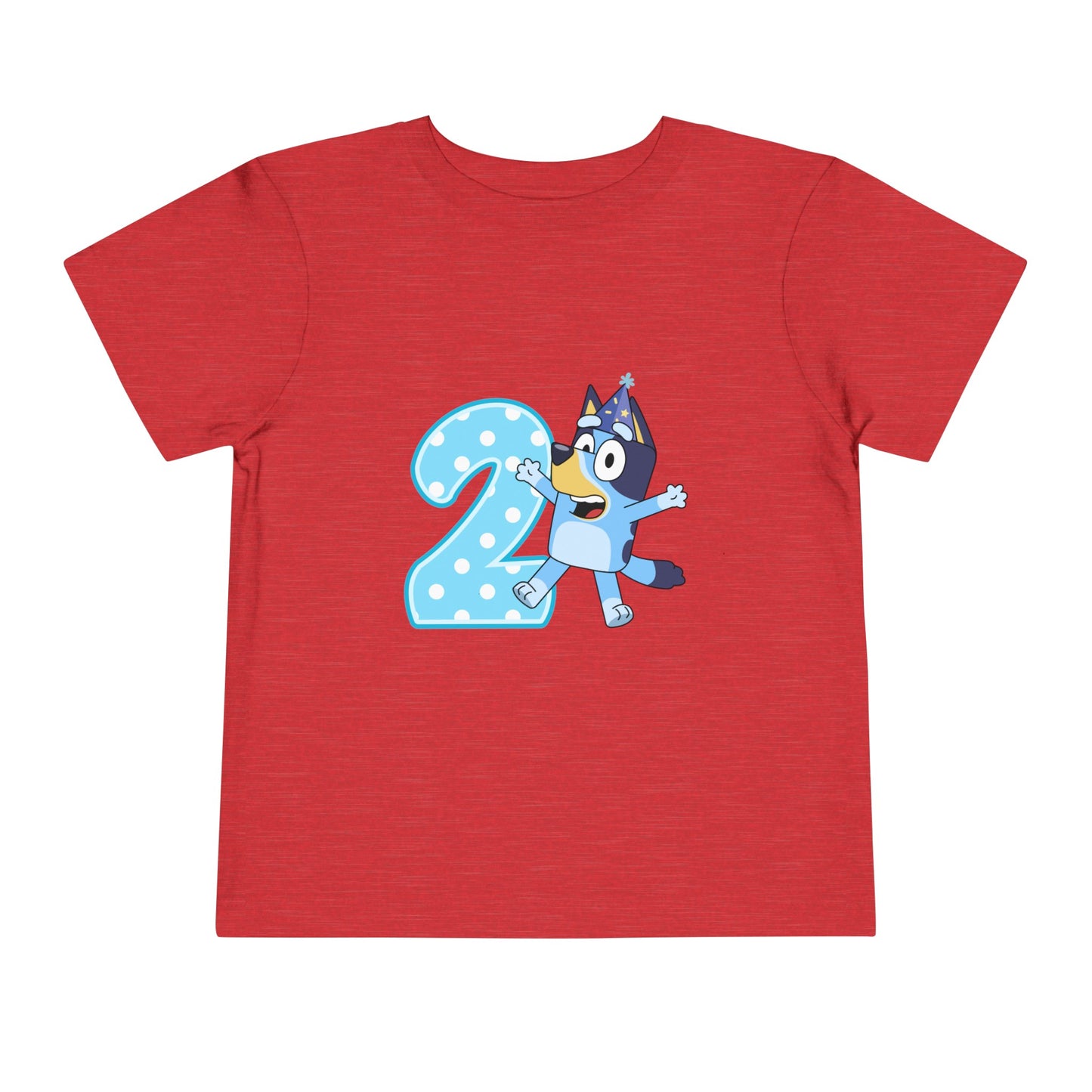 #2 Birthday Toddler Short Sleeve Tee