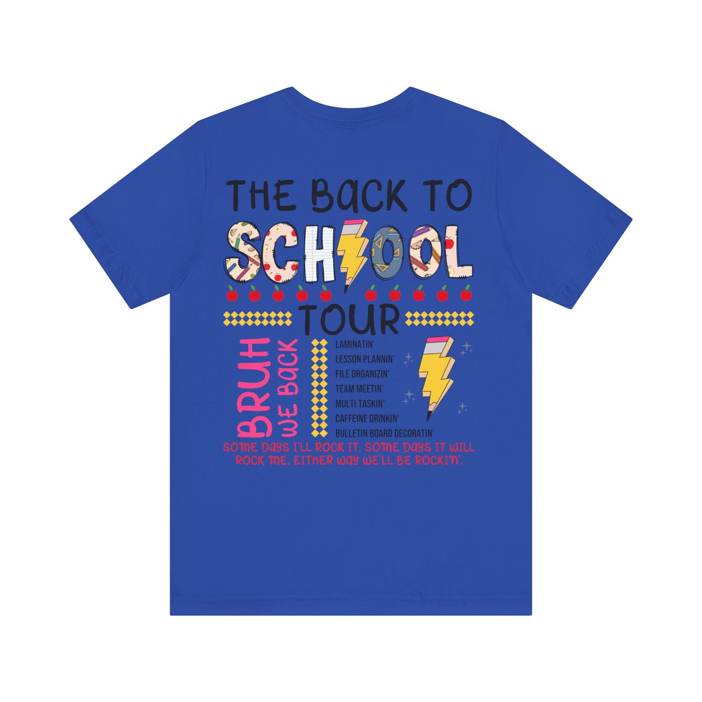 ABCD The Back to School Tour (front/back) Jersey Short Sleeve Tee