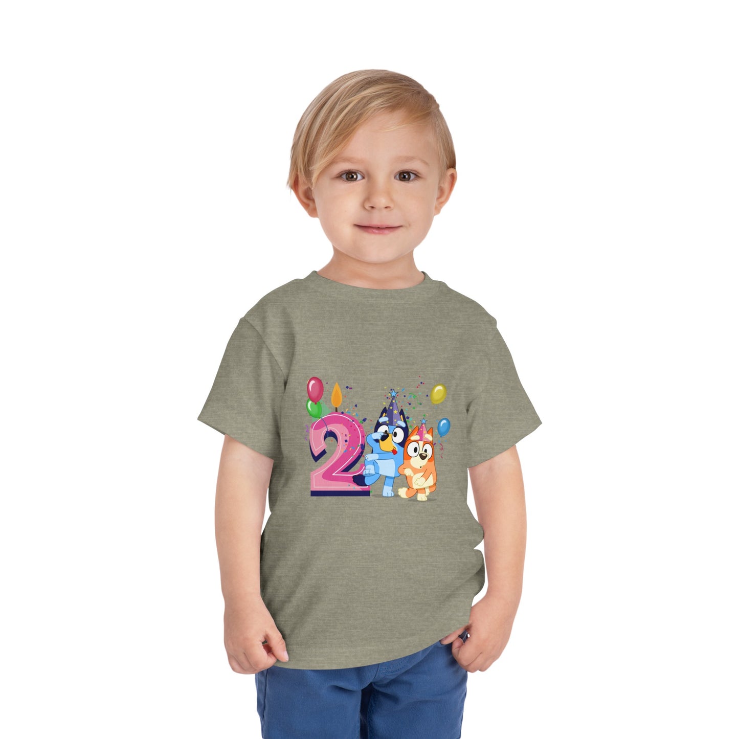 2nd Birthday Toddler Short Sleeve Tee