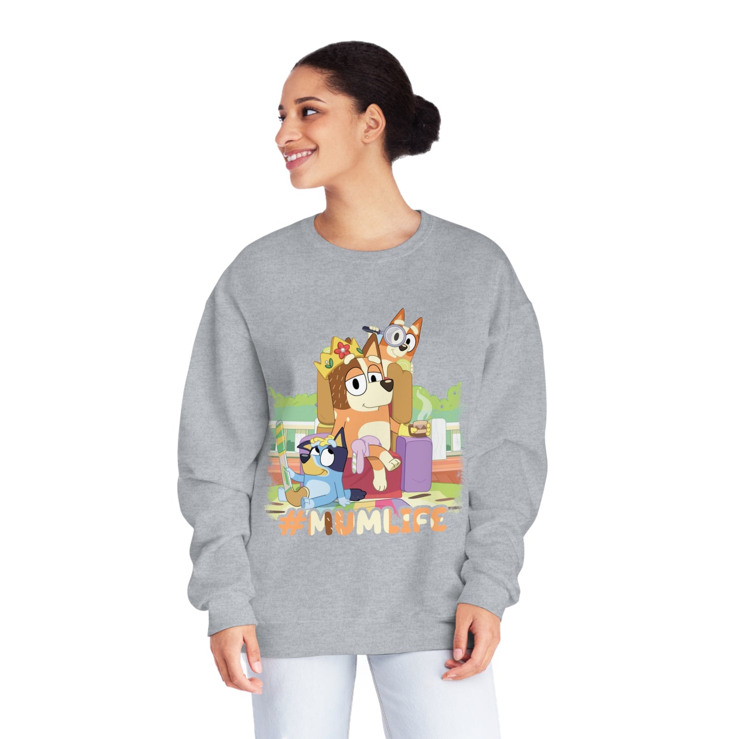 #Mumlife Bluey Crewneck Sweatshirt
