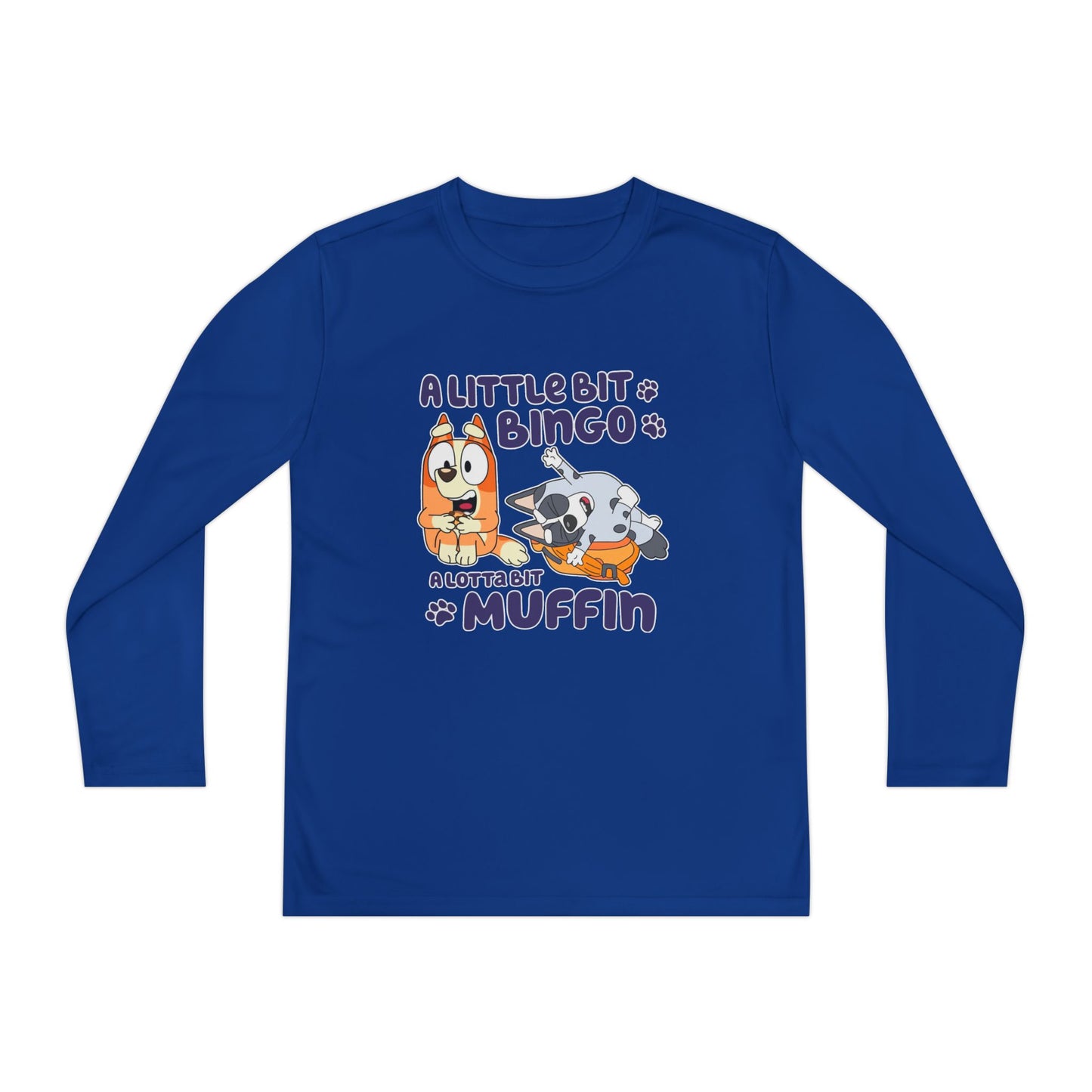 A Little Bit .. A Lot a bit Youth Long Sleeve Competitor Tee