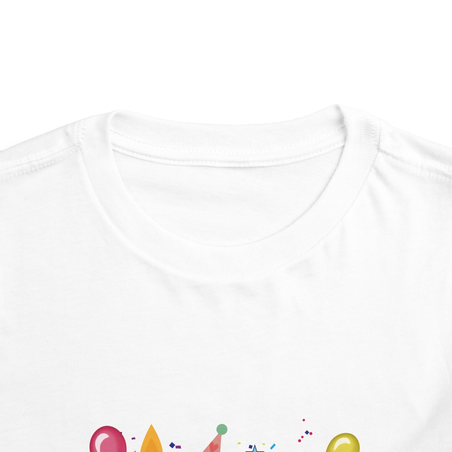 3rd Birthday Toddler Short Sleeve Tee