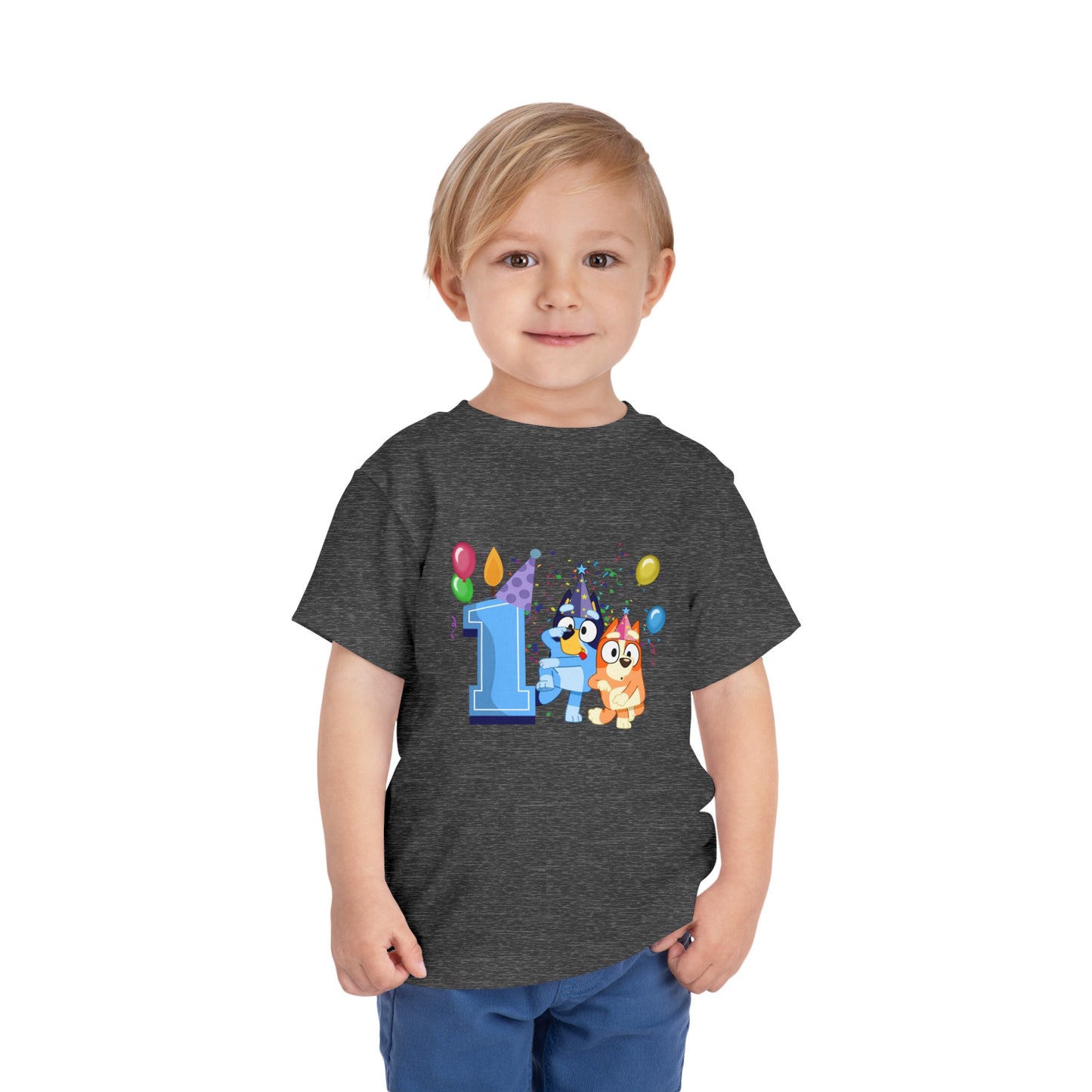 1st Birthday Toddler Short Sleeve Tee