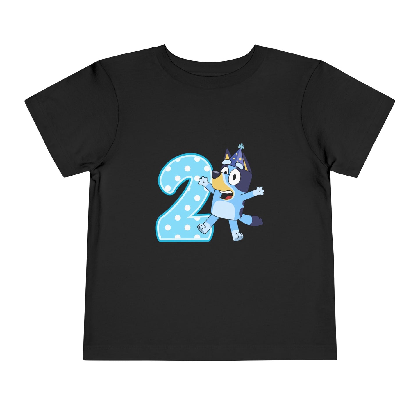 #2 Birthday Toddler Short Sleeve Tee