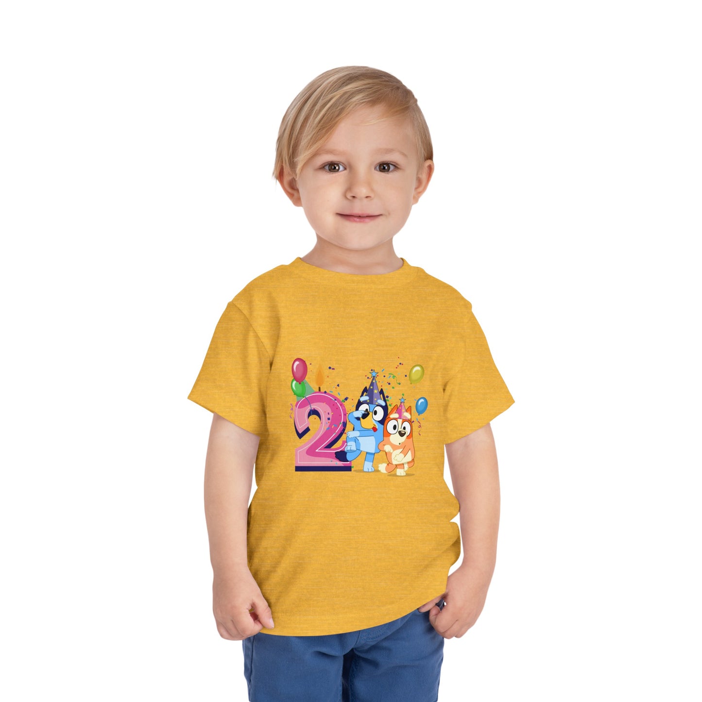 2nd Birthday Toddler Short Sleeve Tee