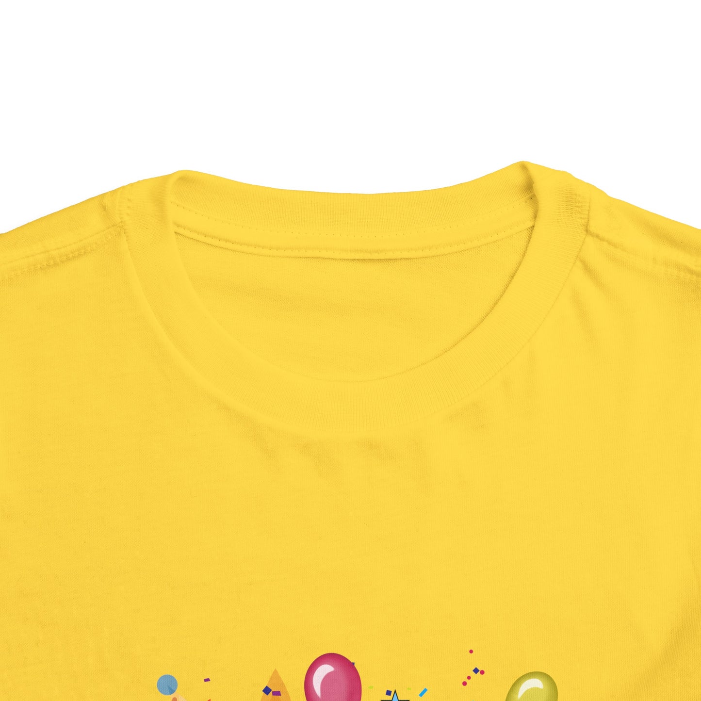 4th Birthday Toddler Short Sleeve Tee
