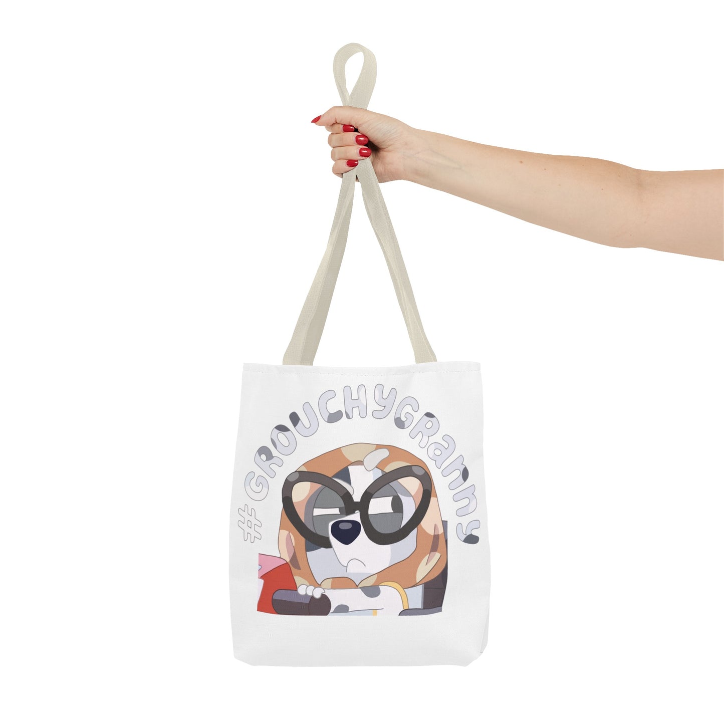 #GROUCHY GRANNY Tote Bag (AOP)