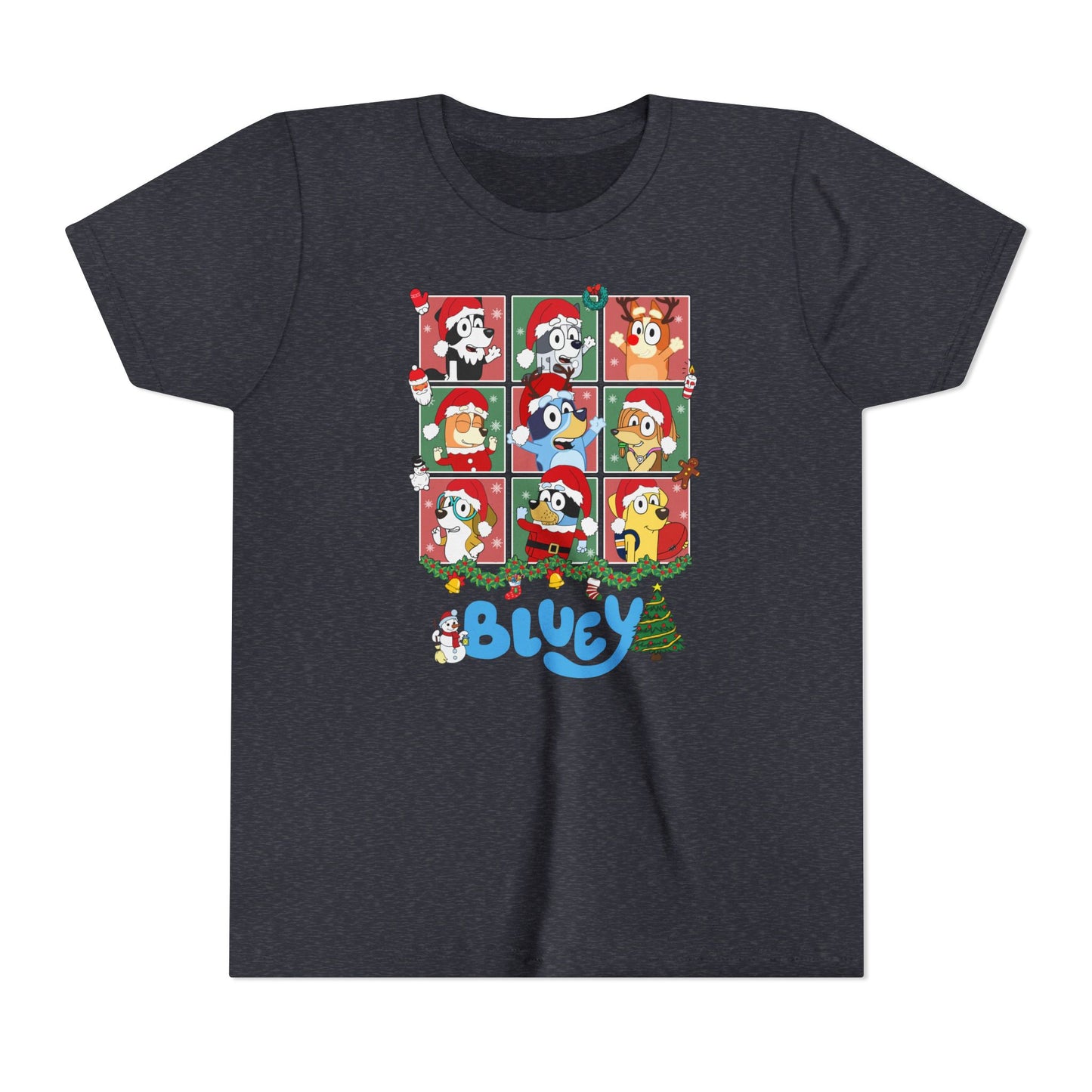 Christmas Polaroids Youth Short Sleeve Tee