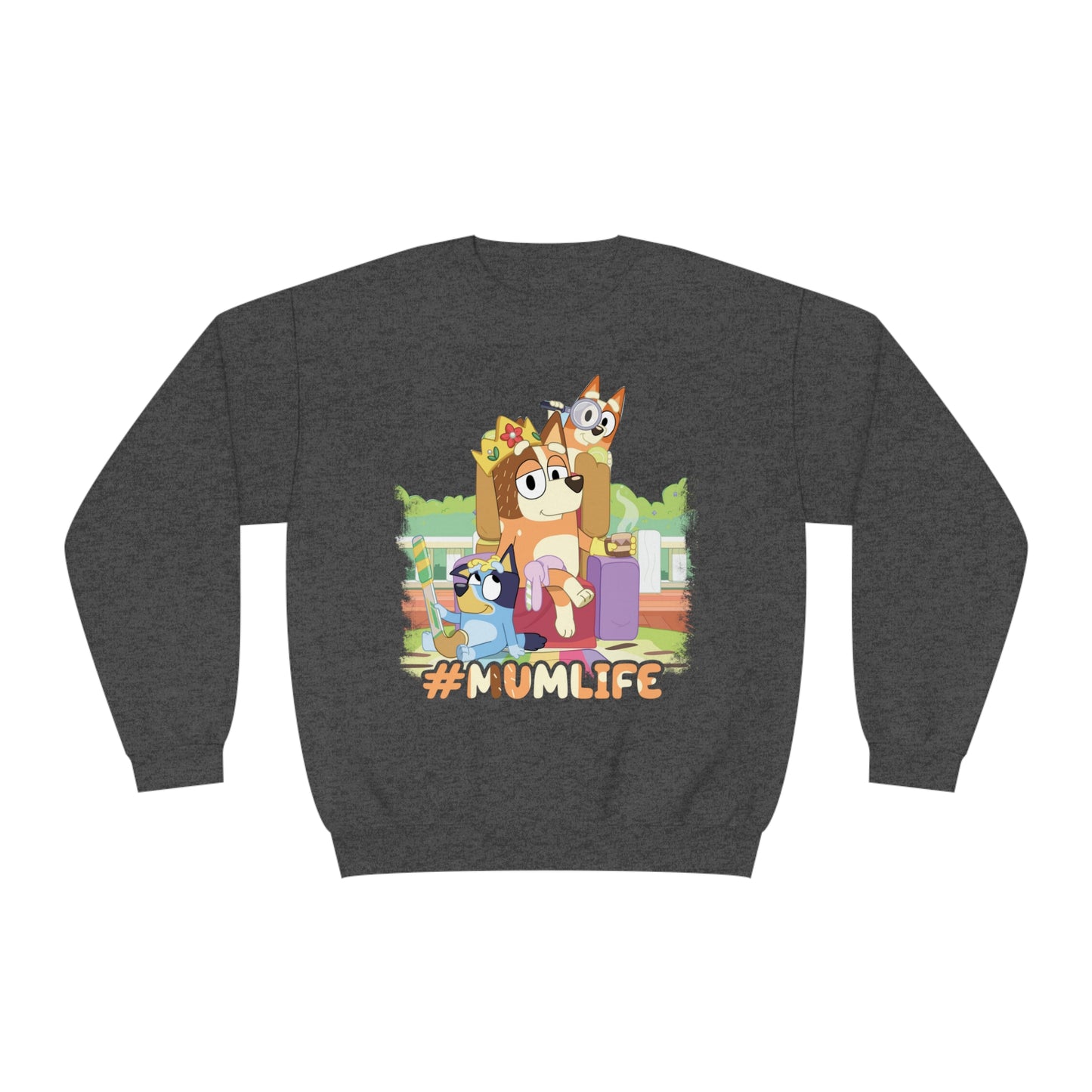 #Mumlife Bluey Crewneck Sweatshirt