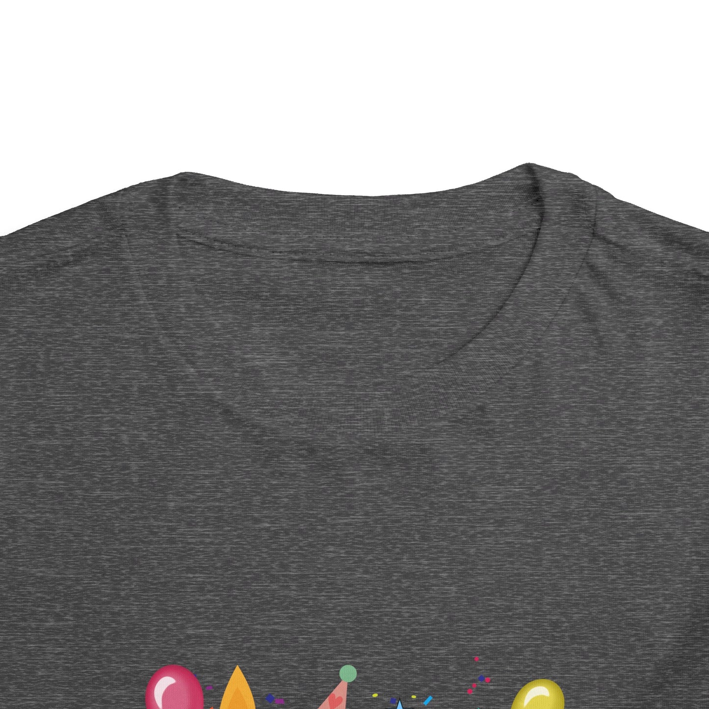 3rd Birthday Toddler Short Sleeve Tee