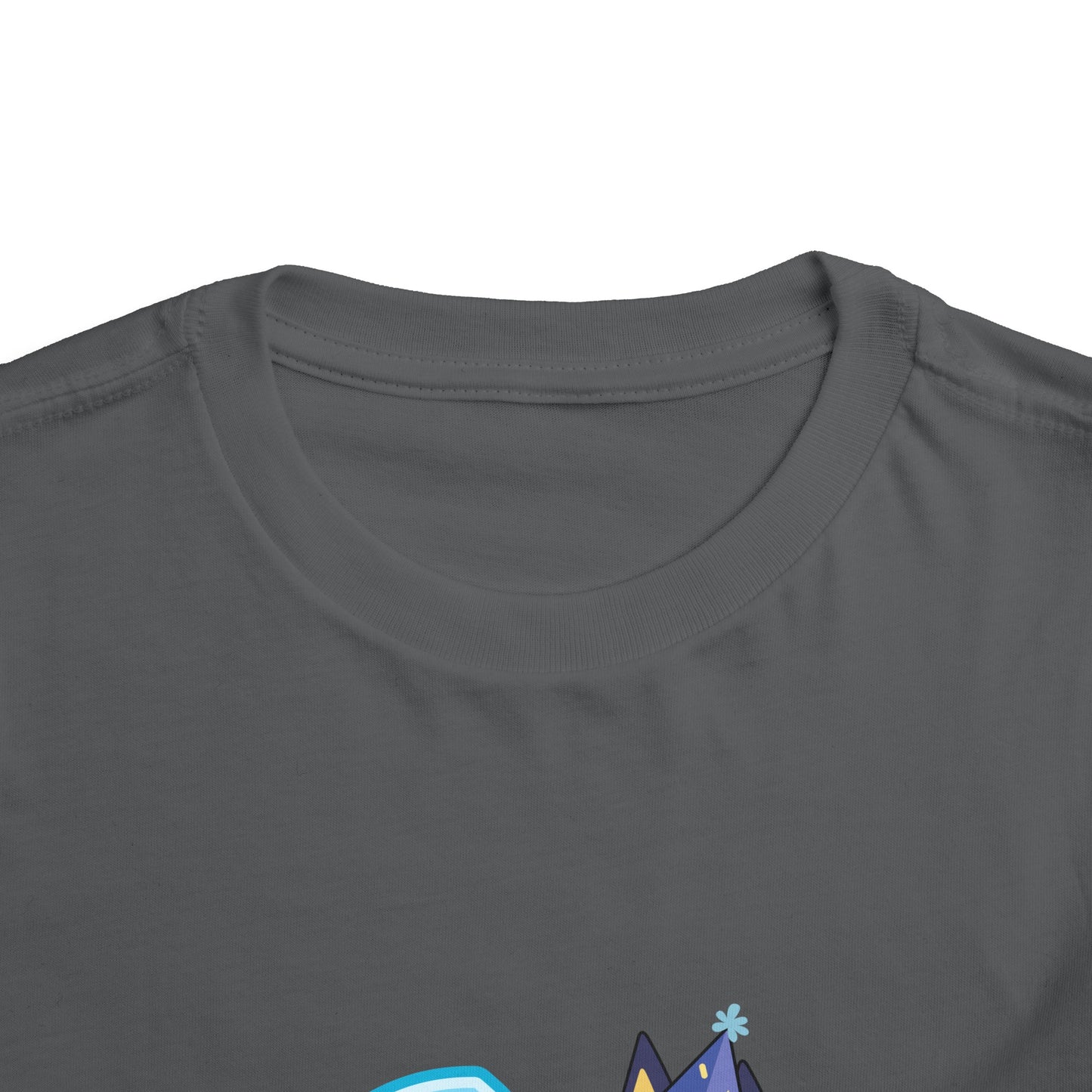 #6 Birthday Toddler Short Sleeve Tee