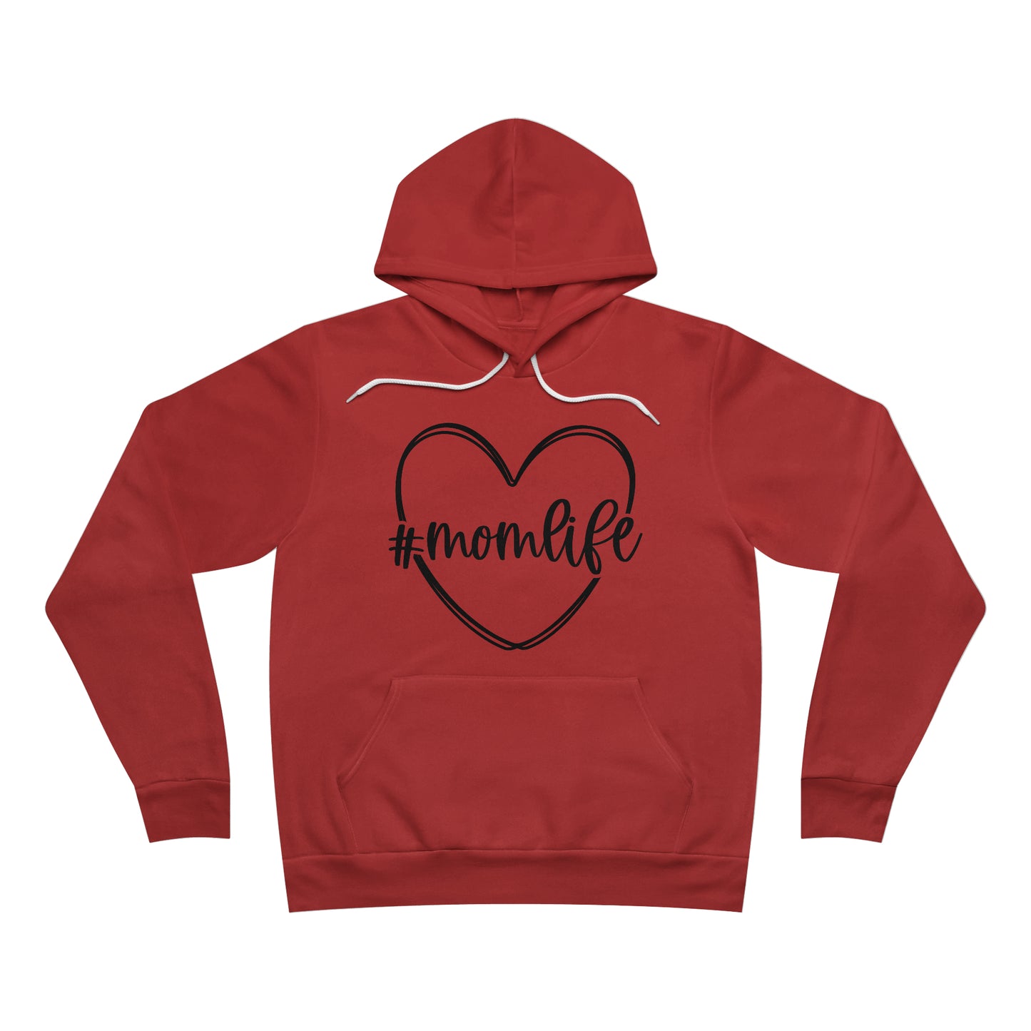 #Momlife Fleece Pullover Hoodie
