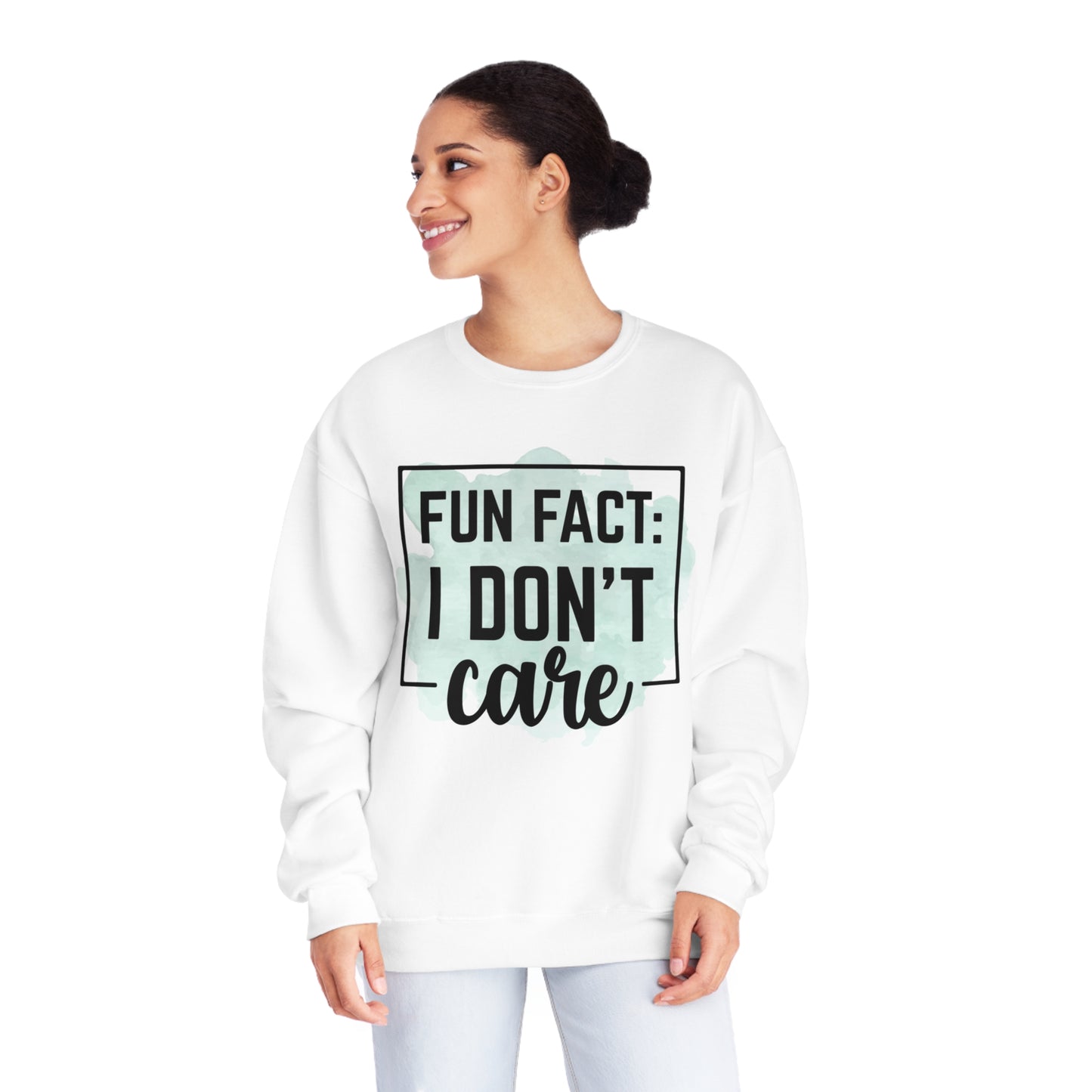 Fun Fact: I Don't Care Crewneck Sweatshirt