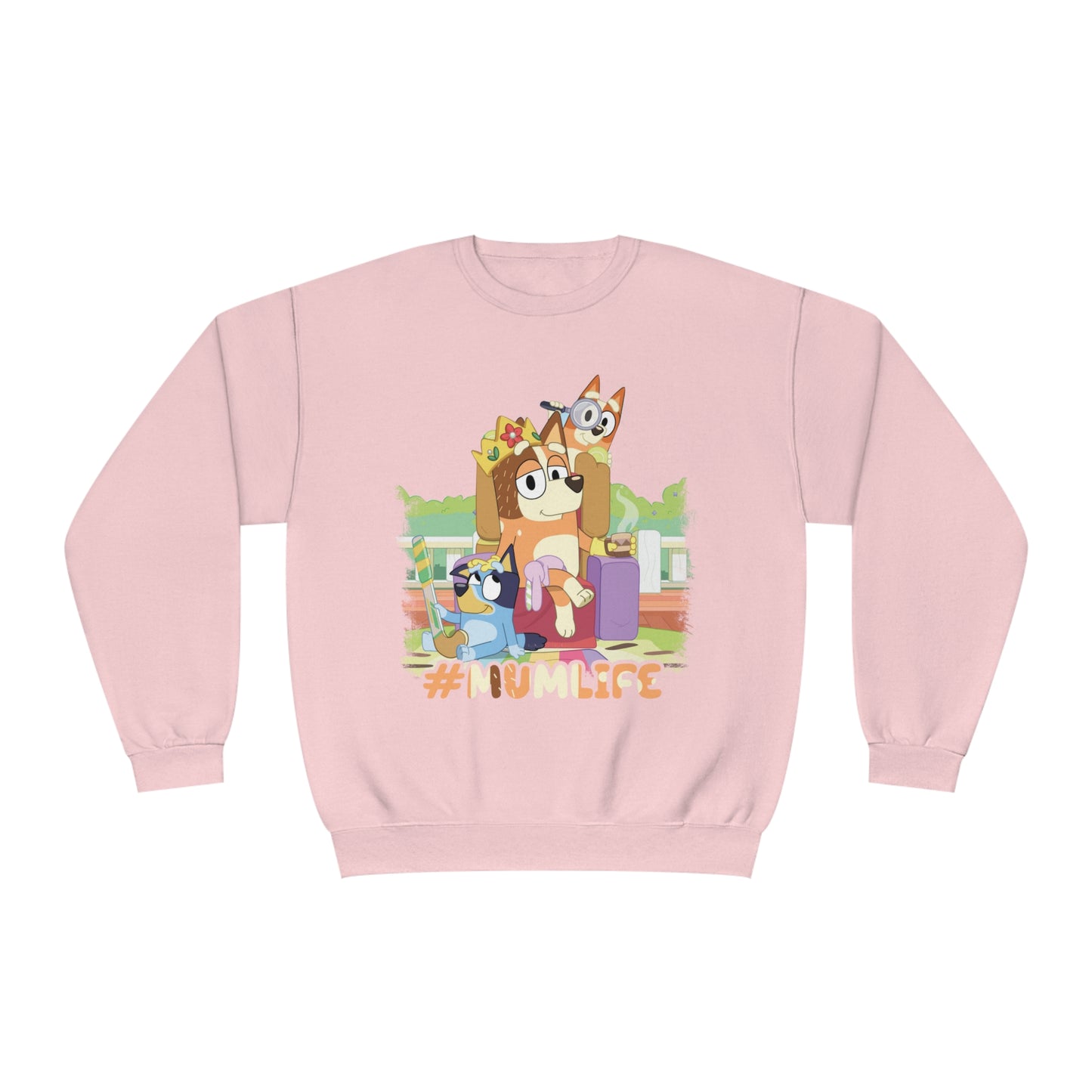 #Mumlife Bluey Crewneck Sweatshirt