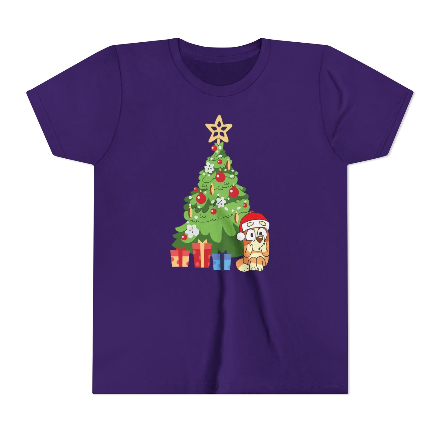 Christmas Tree Bingo Youth Short Sleeve Tee