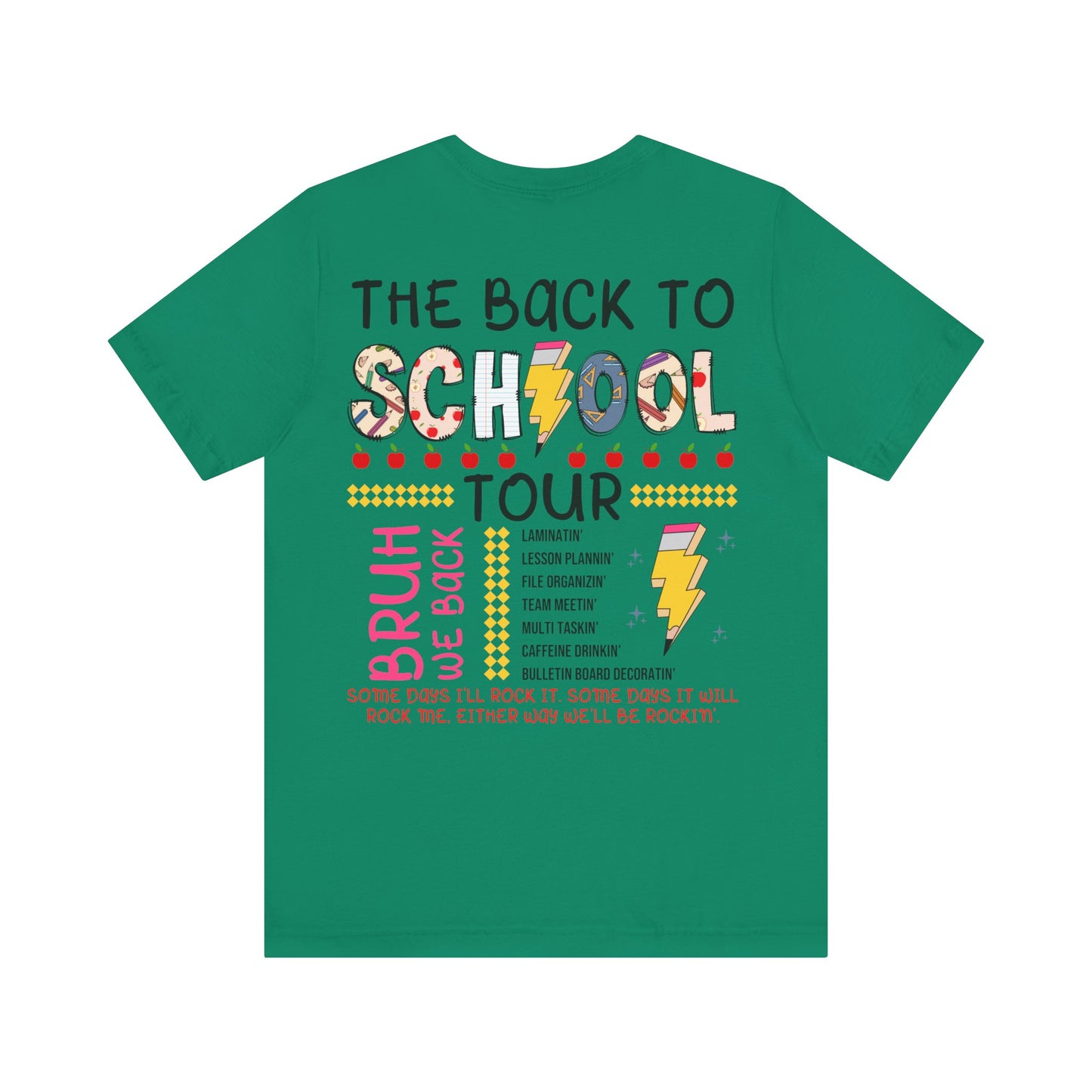 ABCD The Back to School Tour (front/back) Jersey Short Sleeve Tee