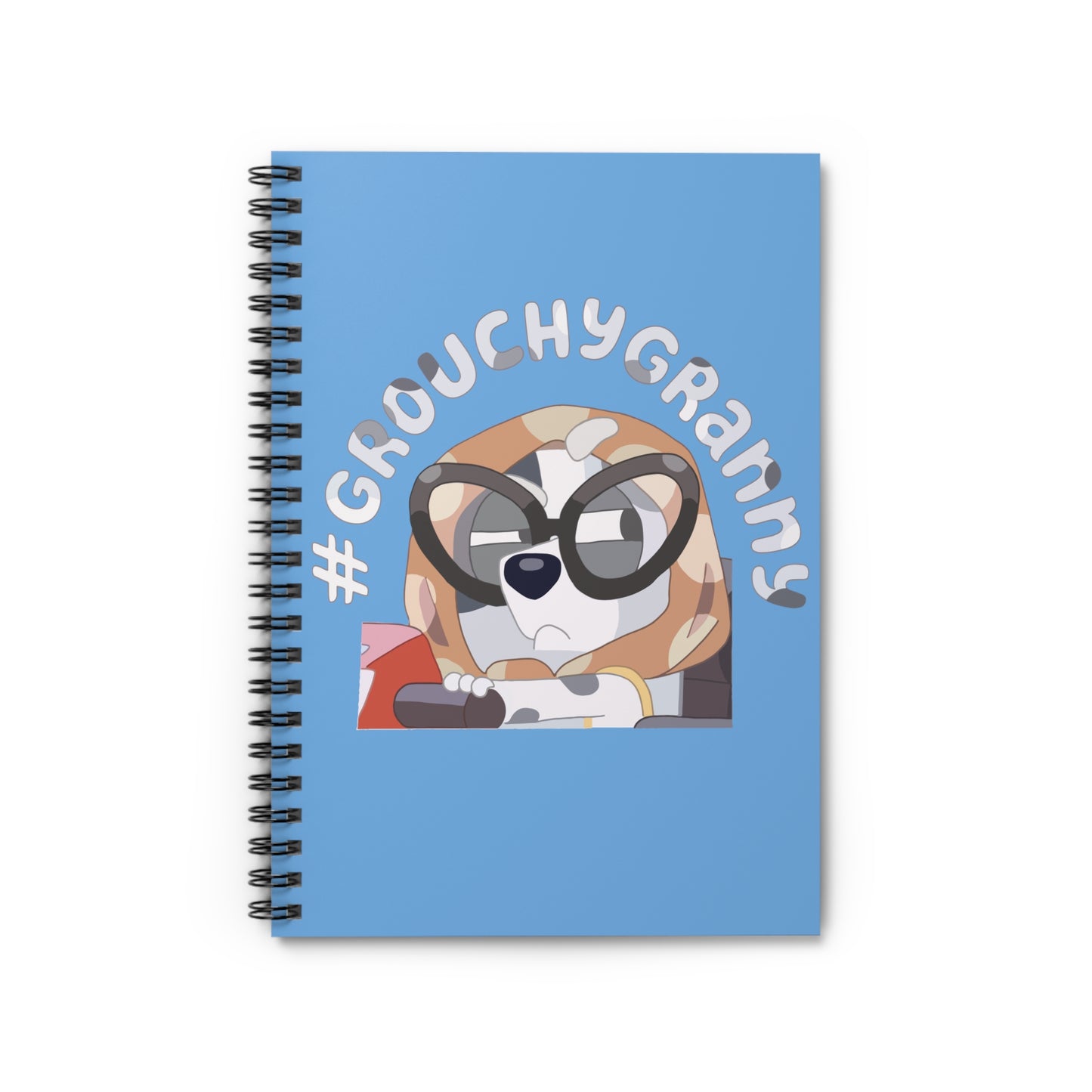 #GROUCHY GRANNY Spiral Notebook - Ruled Line