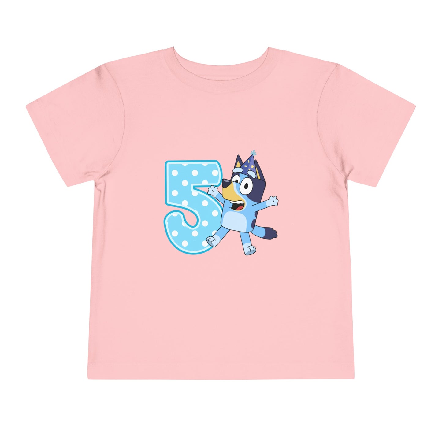 #5 Birthday Toddler Short Sleeve Tee