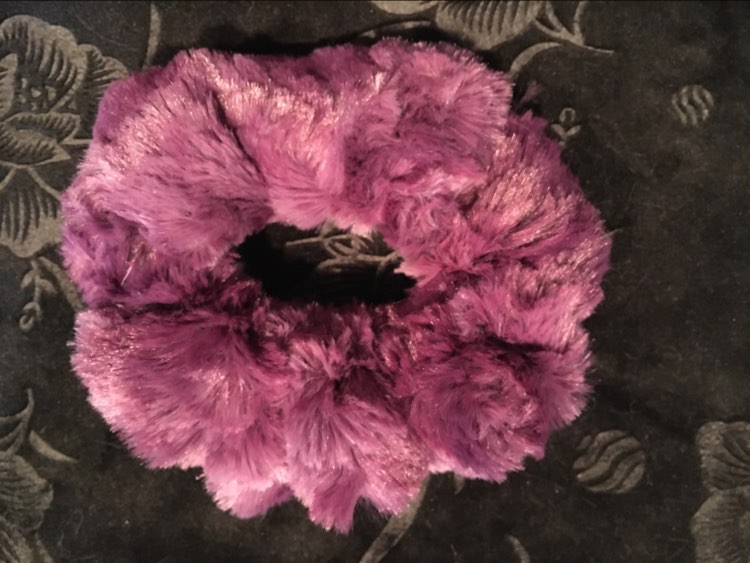 Minky scrunchies