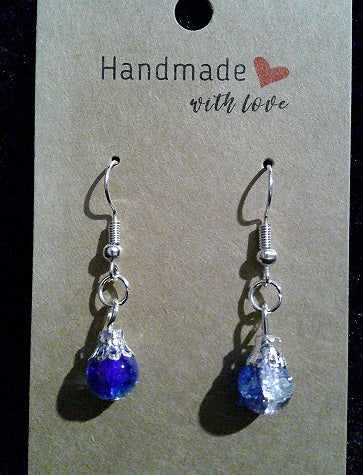 Blue/clear drop