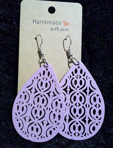 Boho teardrop lavender