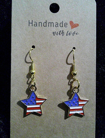 American flag star