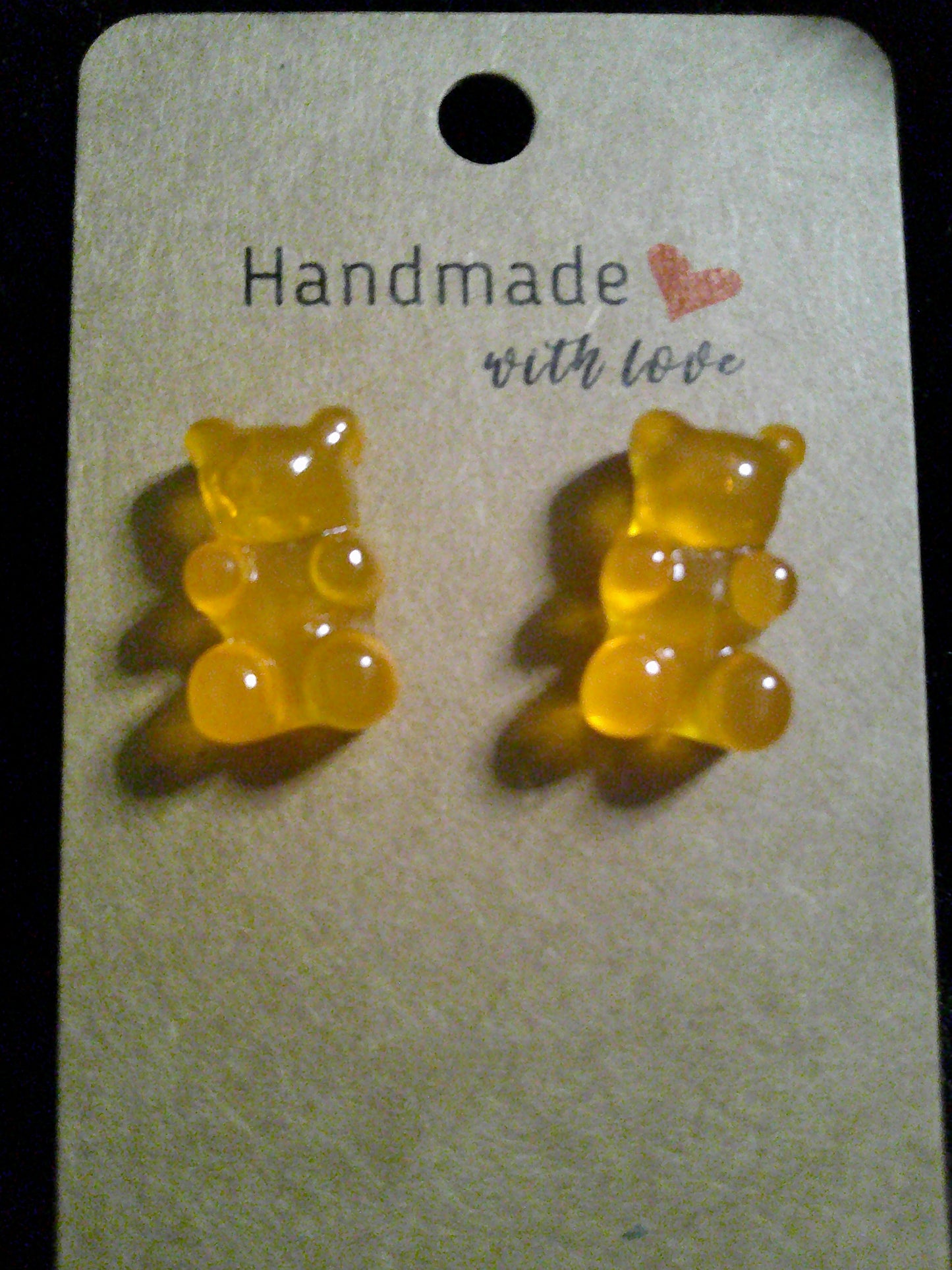 Orange gummy bear