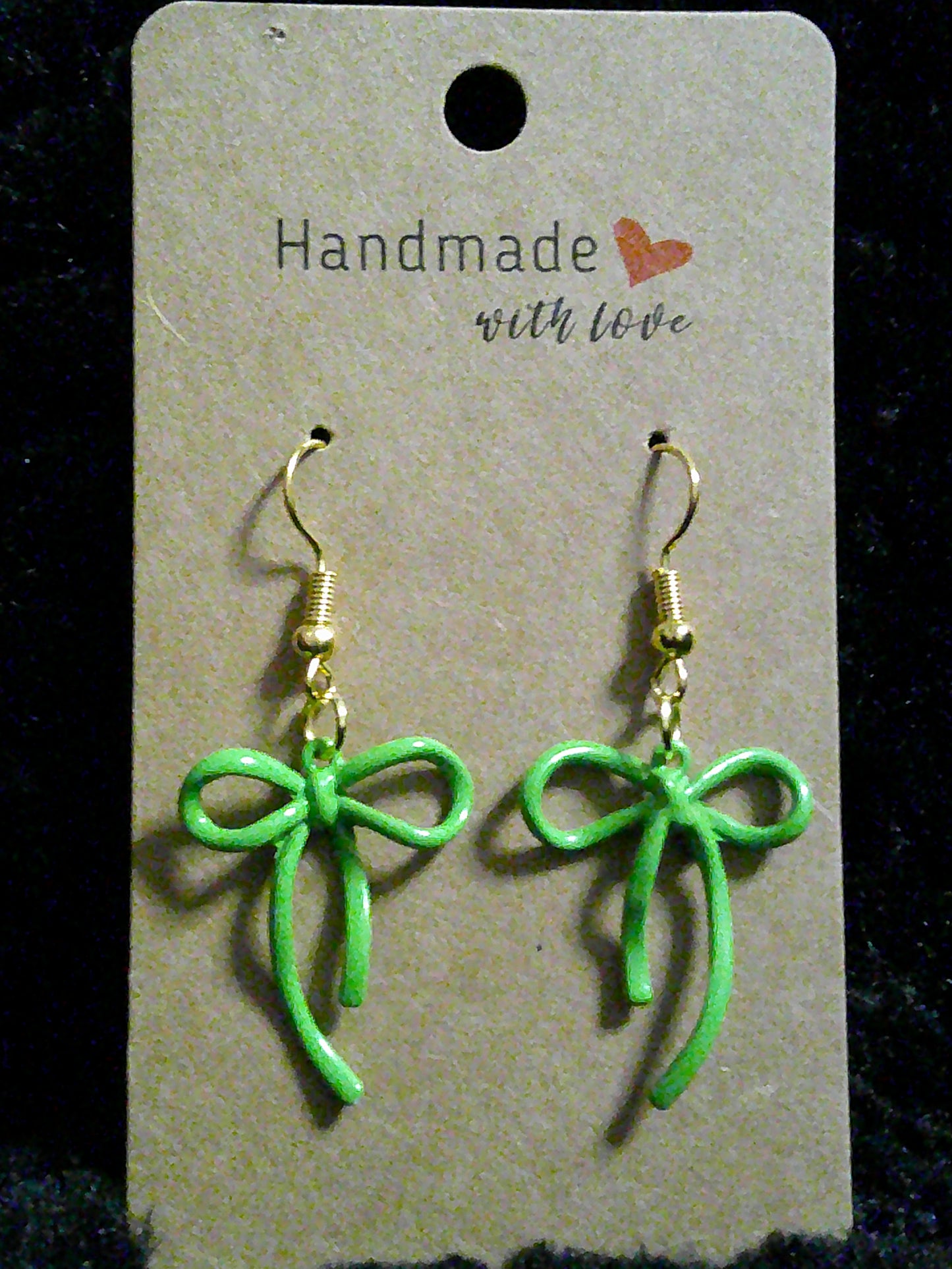 Lime green bow
