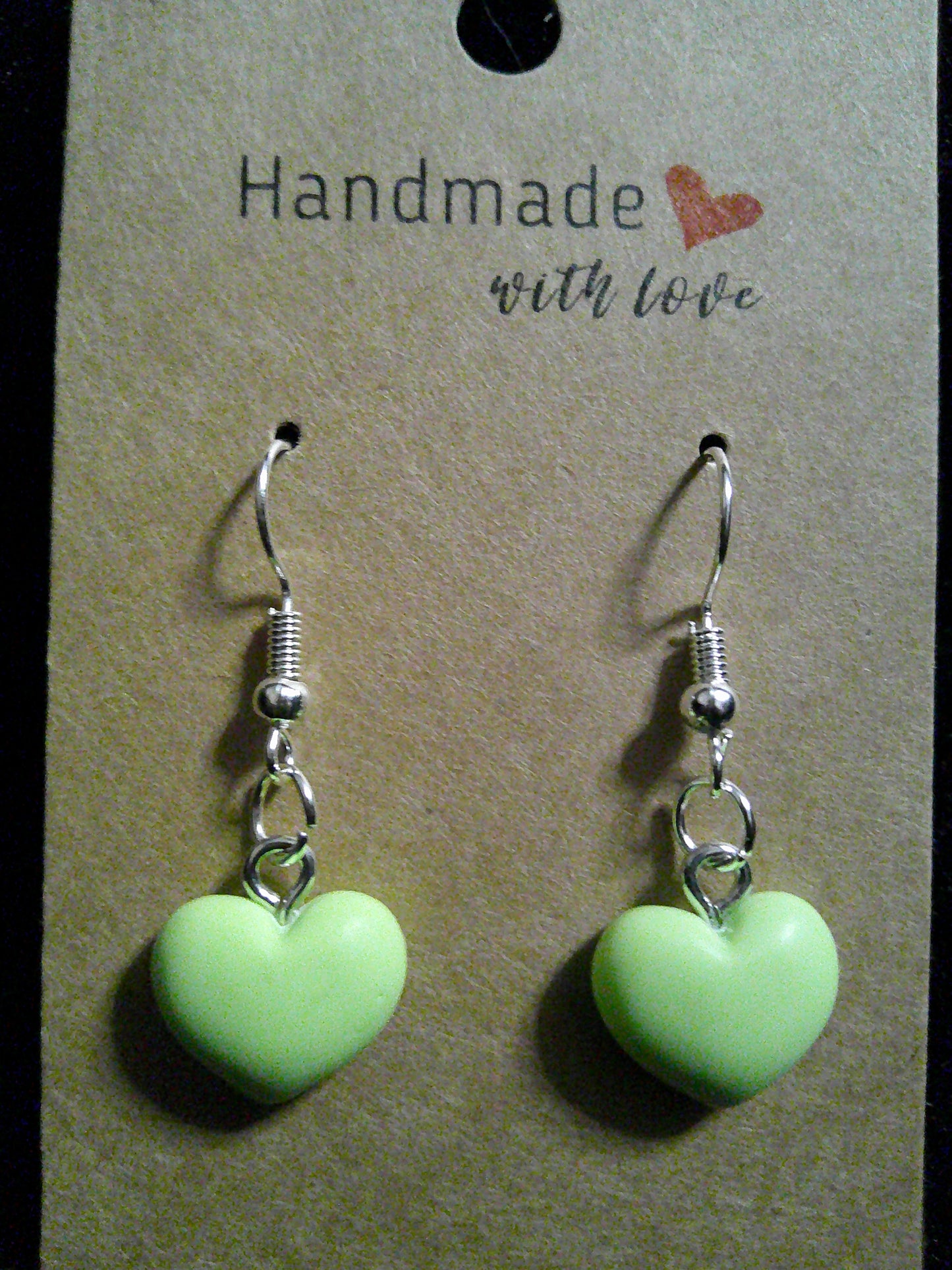 lime green heart