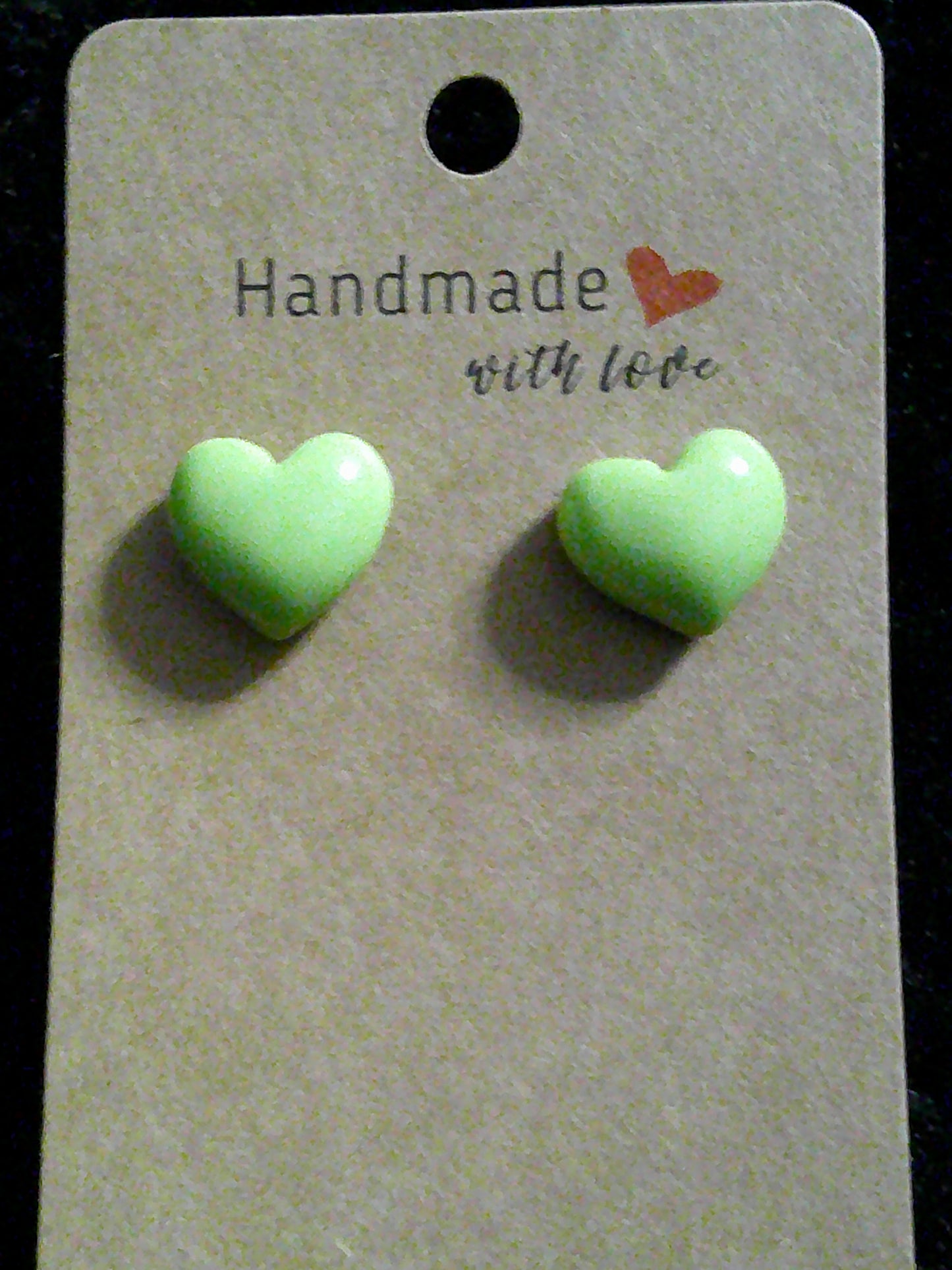 Lime green heart