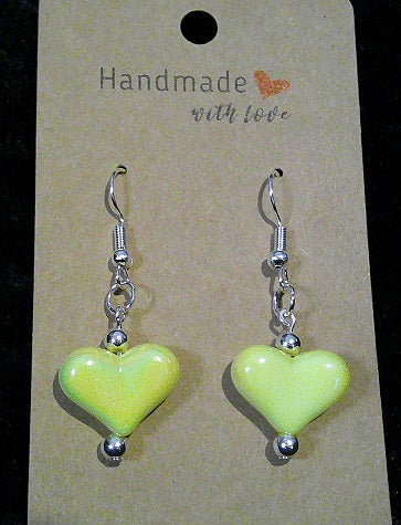 small bright yellow heart