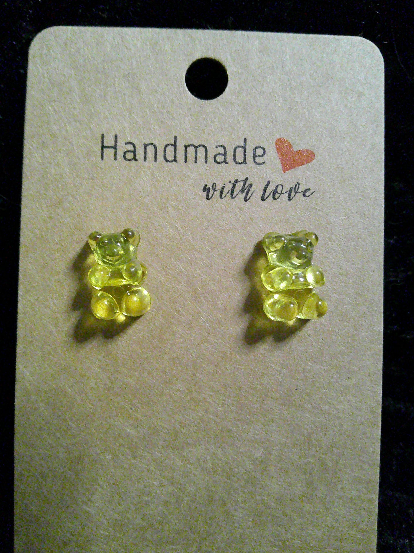 mini yellow gummy bear