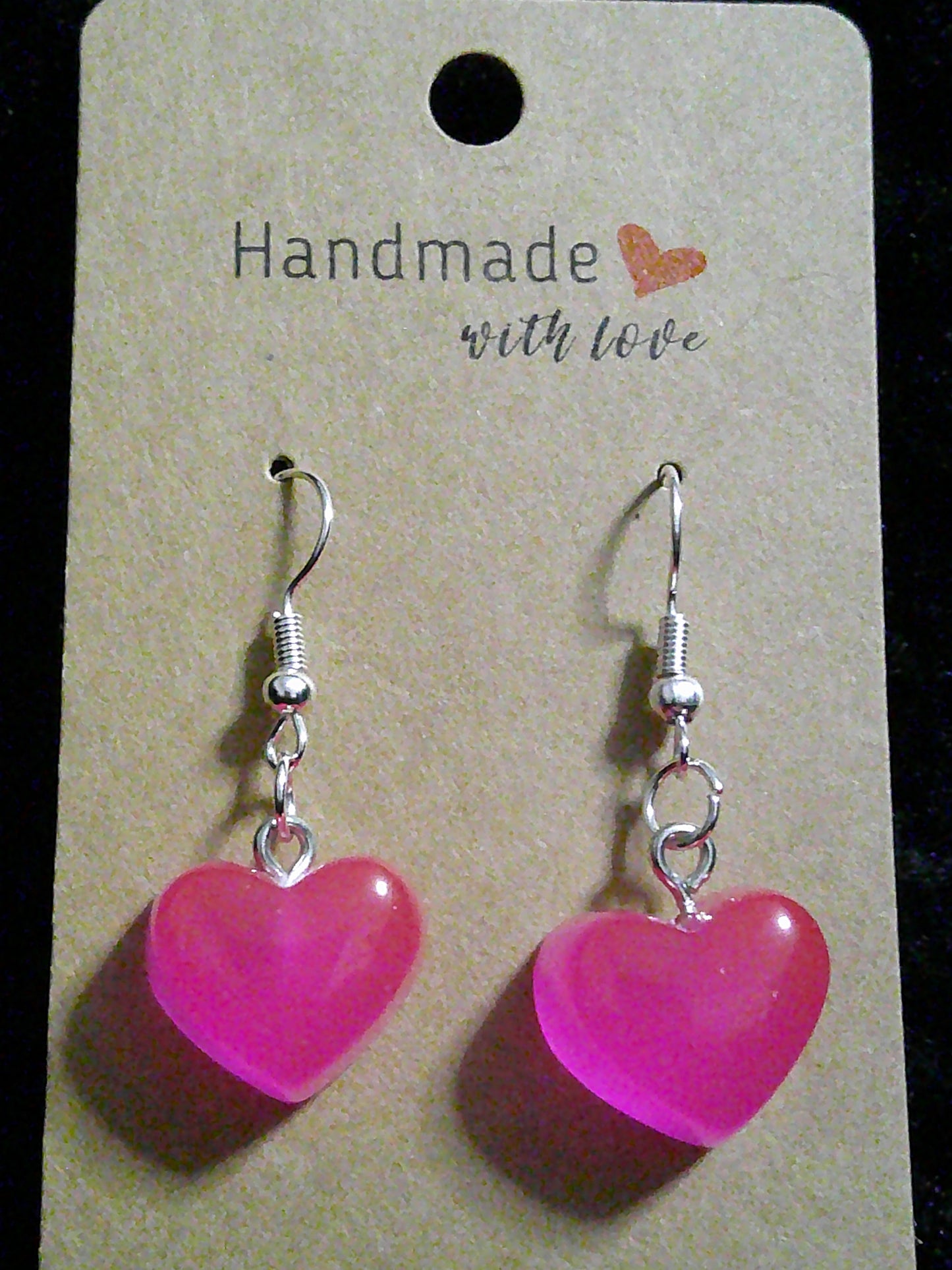 Hot pink thick heart