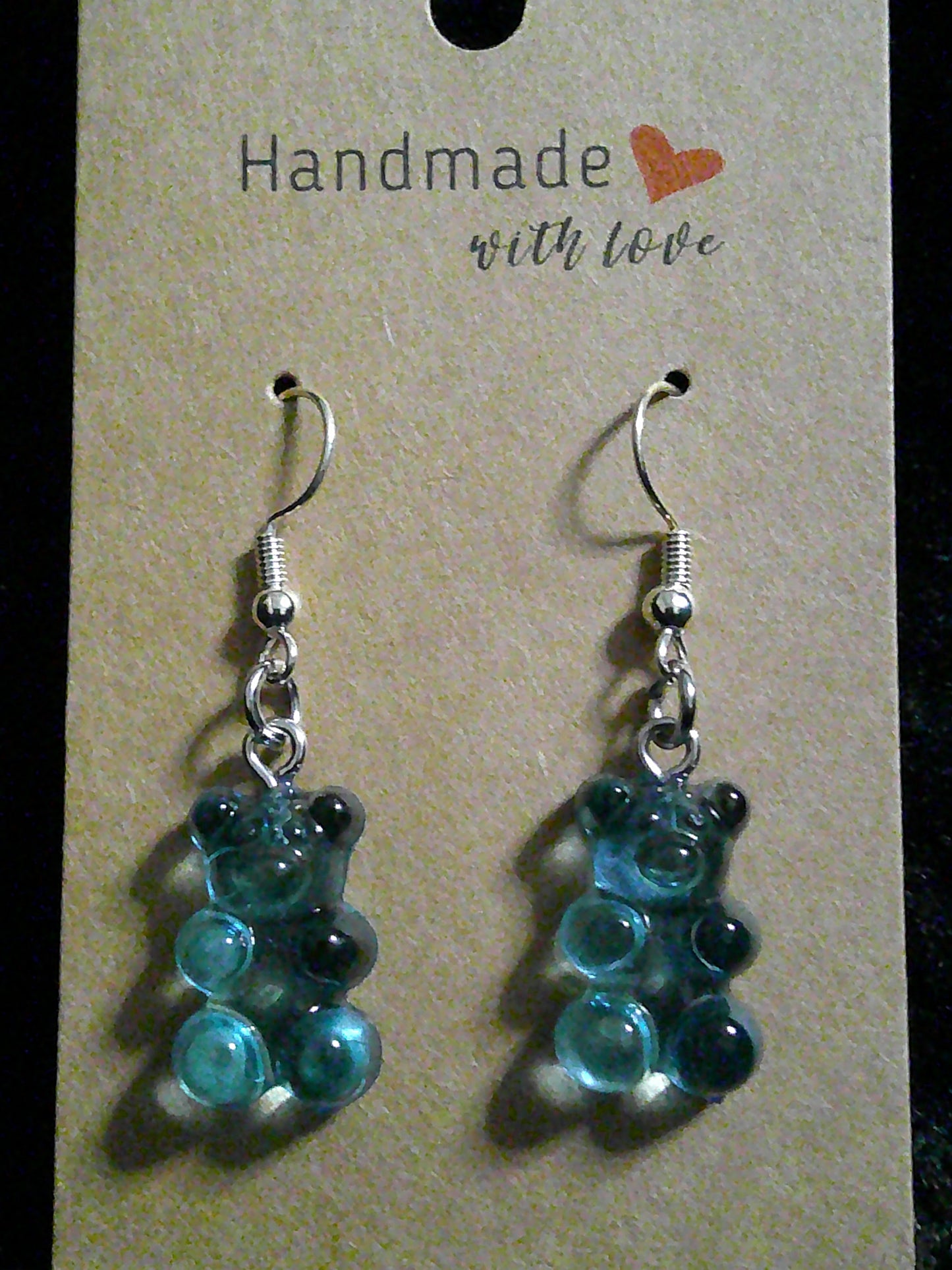 Turquoise gummy bear