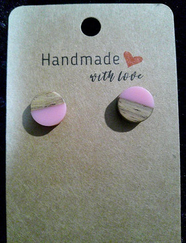 wood grain/pink
