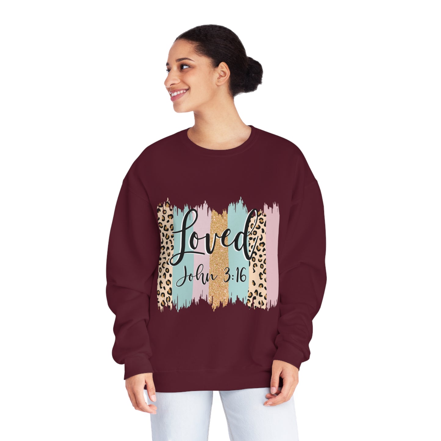 Loved John 3:16 Crewneck Sweatshirt
