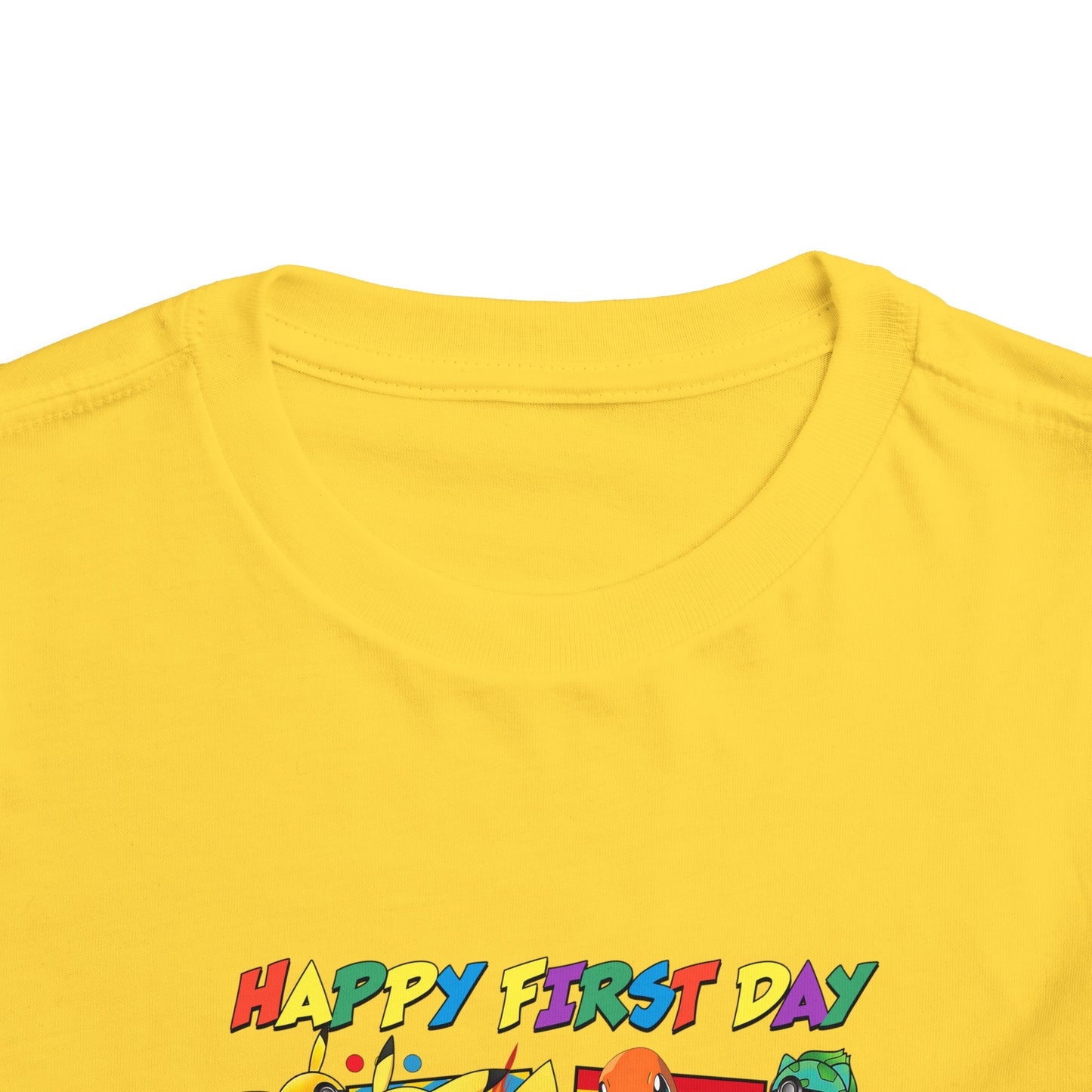 Happy First Day of School Toddler Short Sleeve Tee