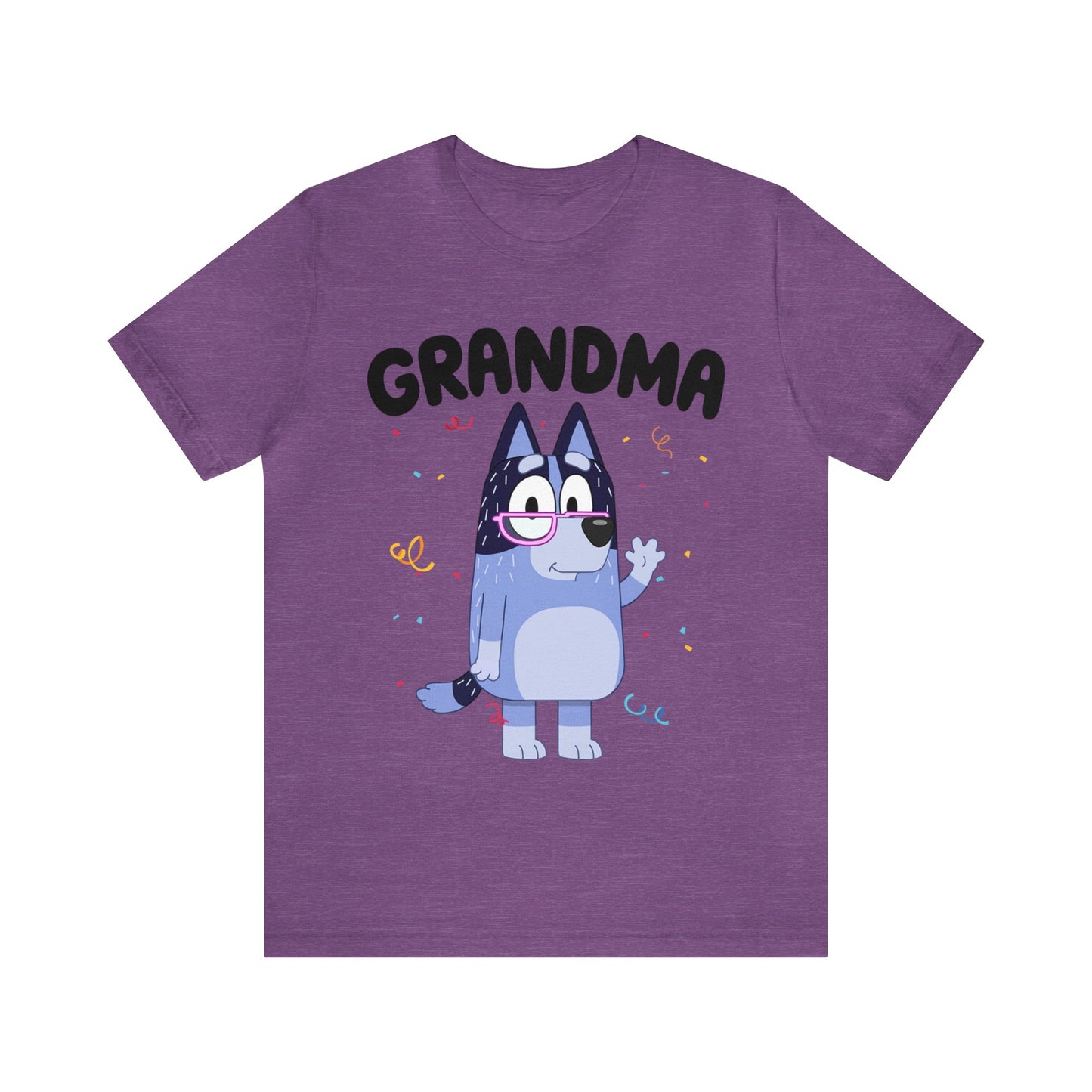 Grandma Bluey Birthday short sleeve Tshirt