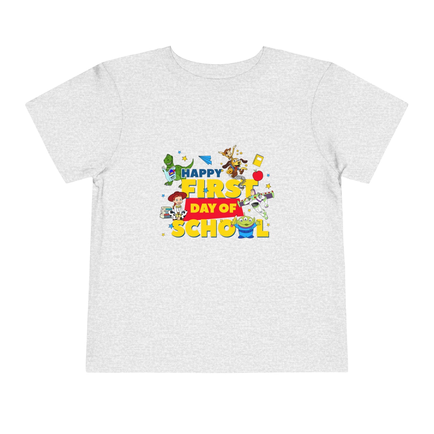 Happy First Day of School Toddler Short Sleeve Tee
