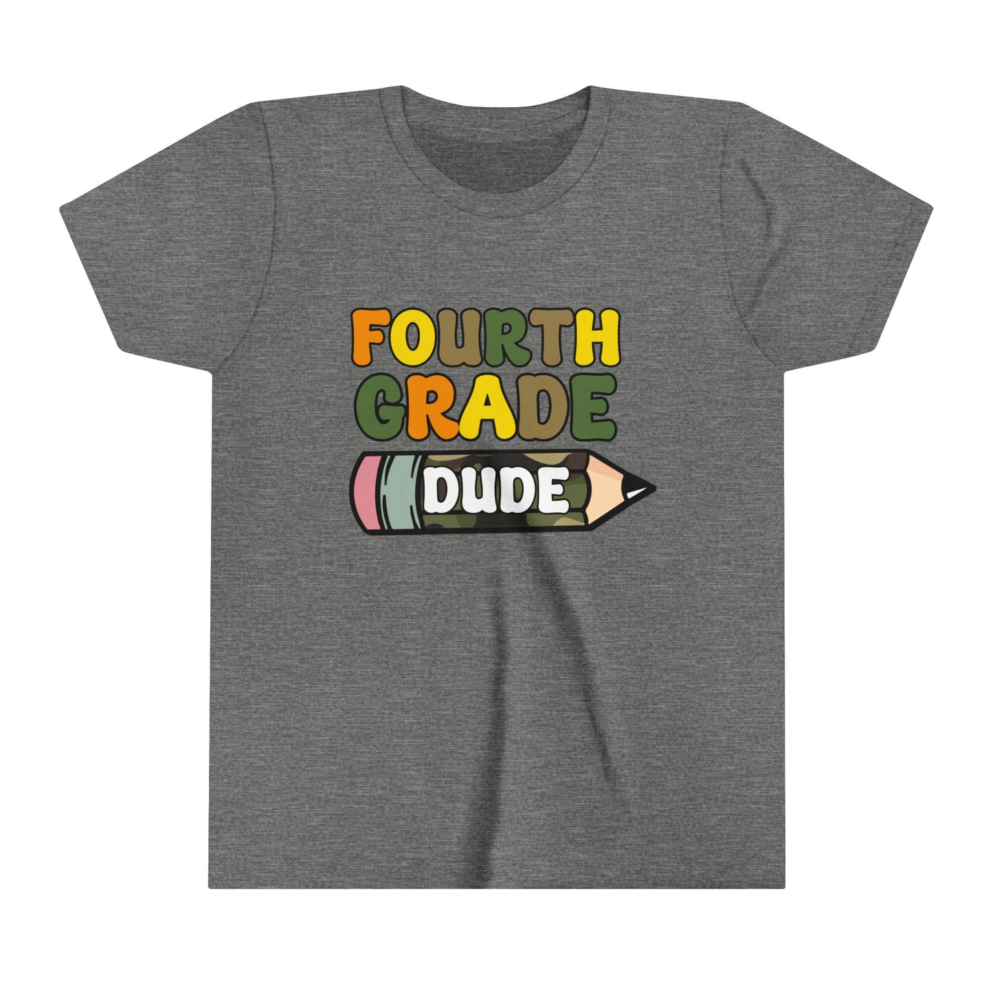 Fourth Grade Dude Youth Short Sleeve Tee