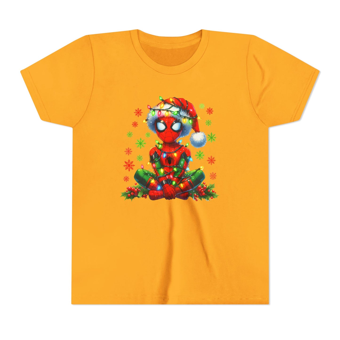 Spidey Christmas Youth Short Sleeve Tee