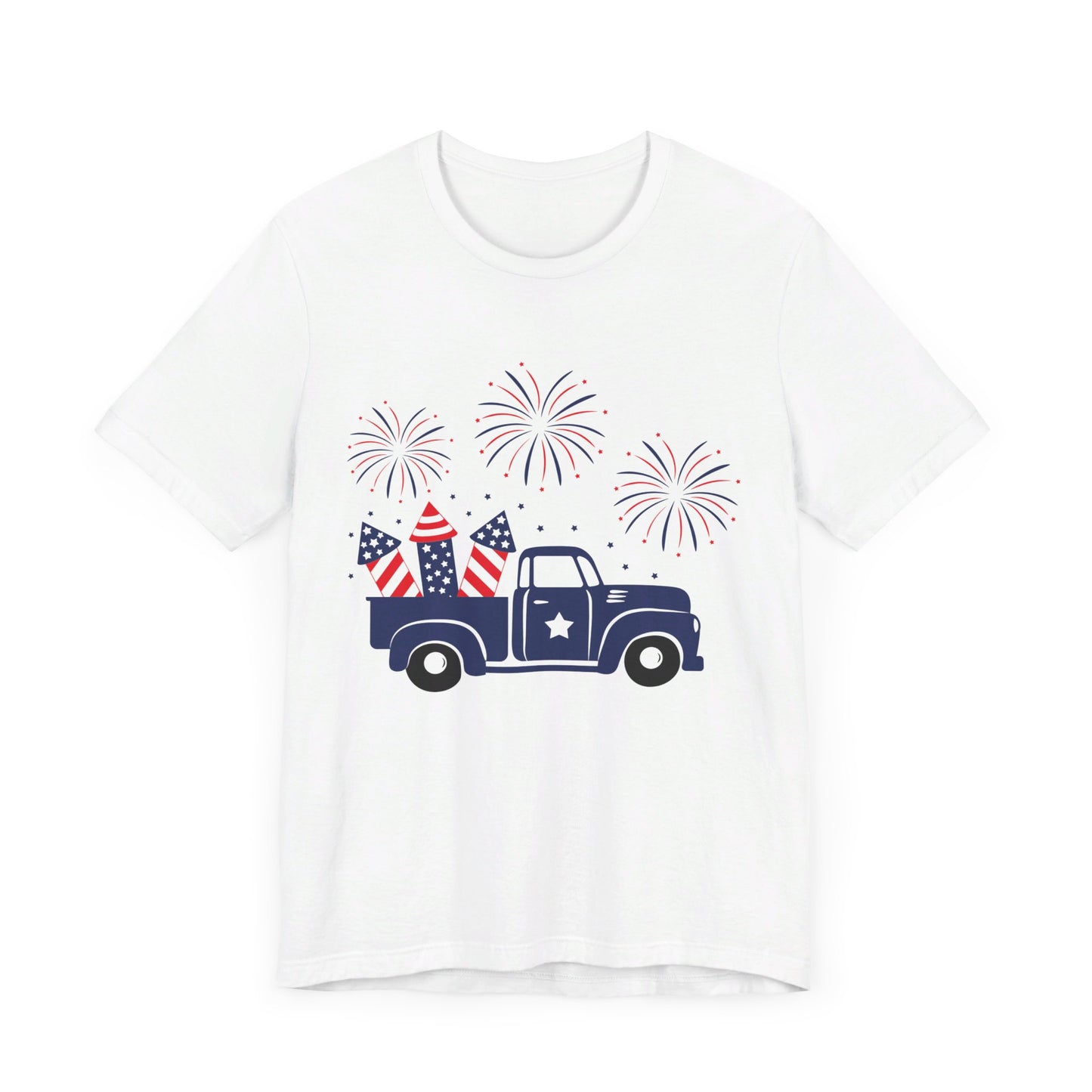 Truck & Fireworks Jersey Short Sleeve Tee