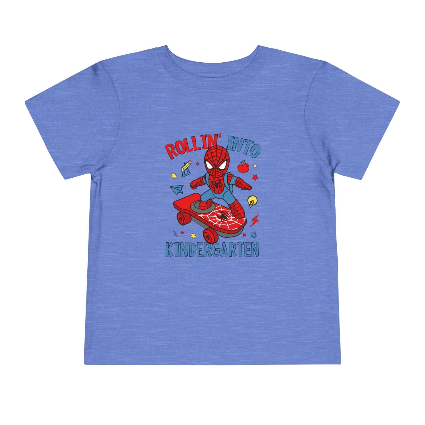 Rollin' Into Kindergarten Toddler Short Sleeve Tee
