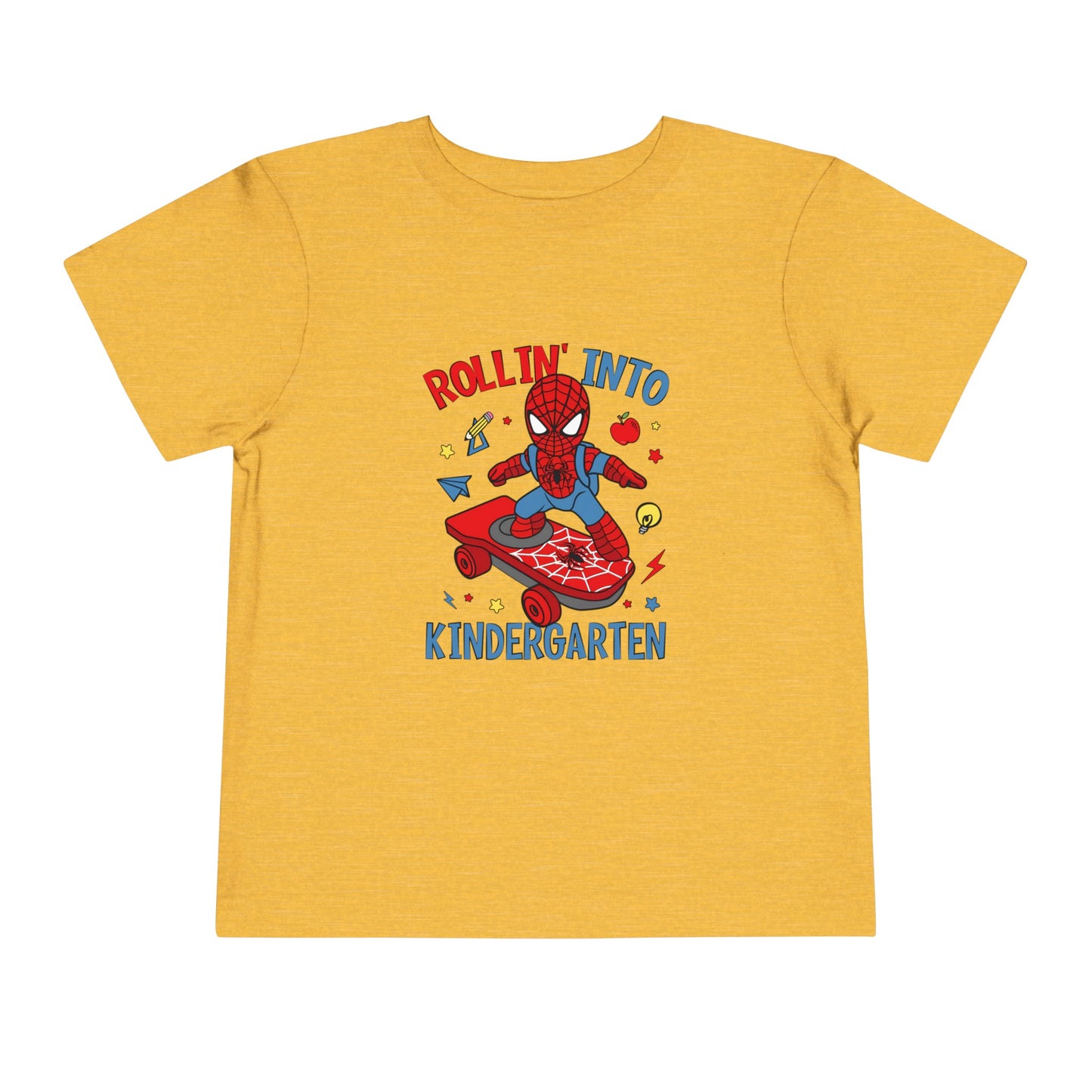 Rollin' Into Kindergarten Toddler Short Sleeve Tee