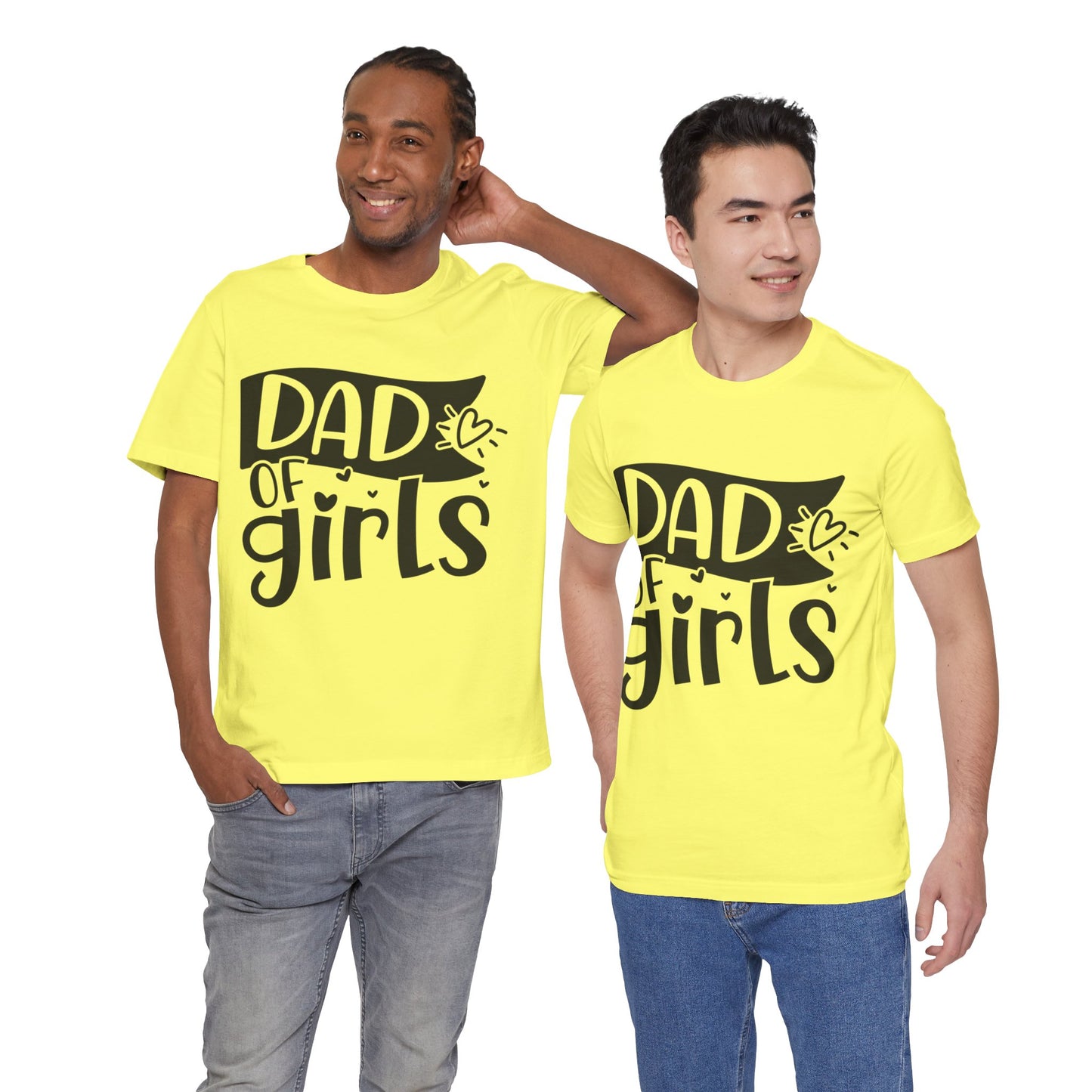 Dad of Girls Jersey Short Sleeve Tee