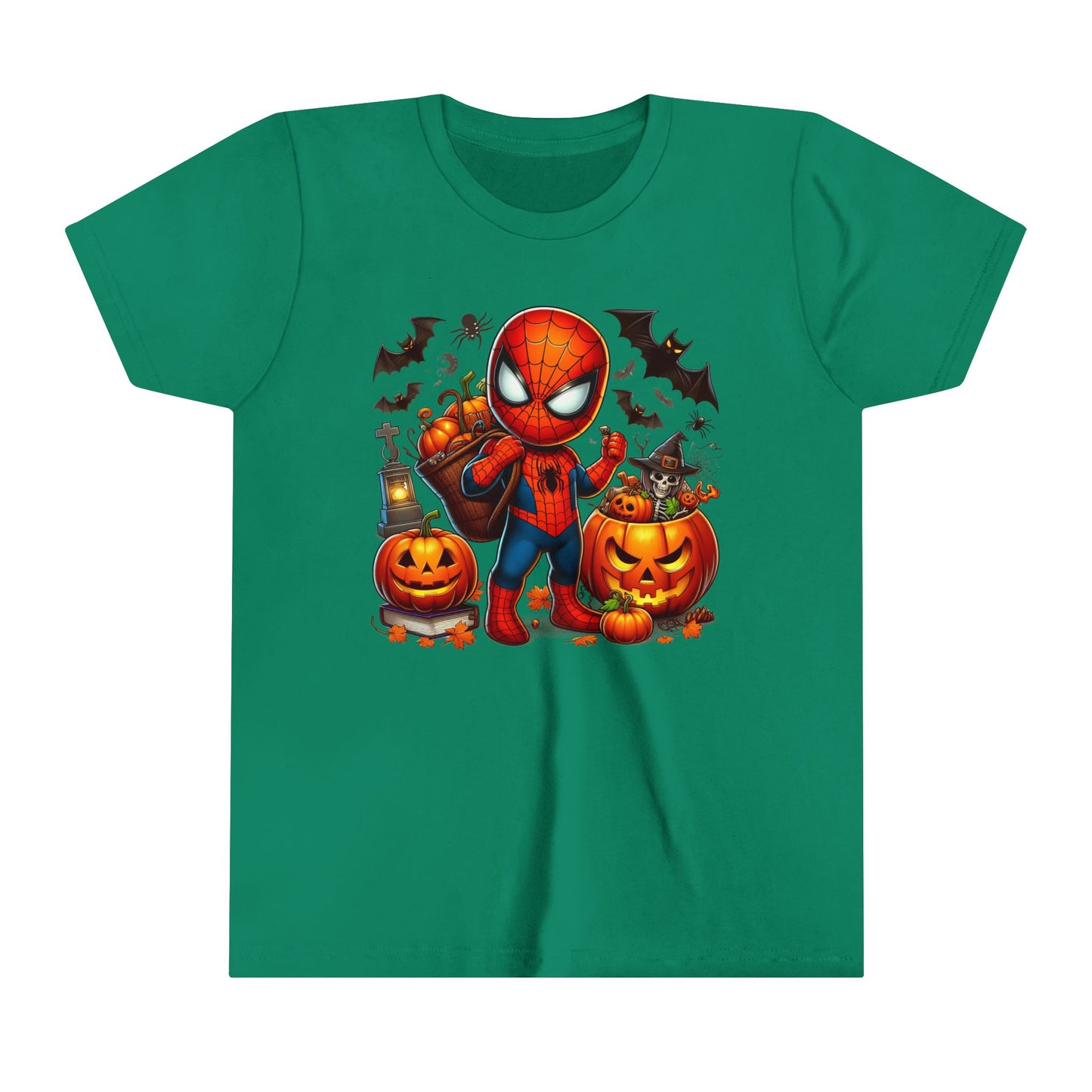 Spiderman Trick or Treat Youth Short Sleeve Tee