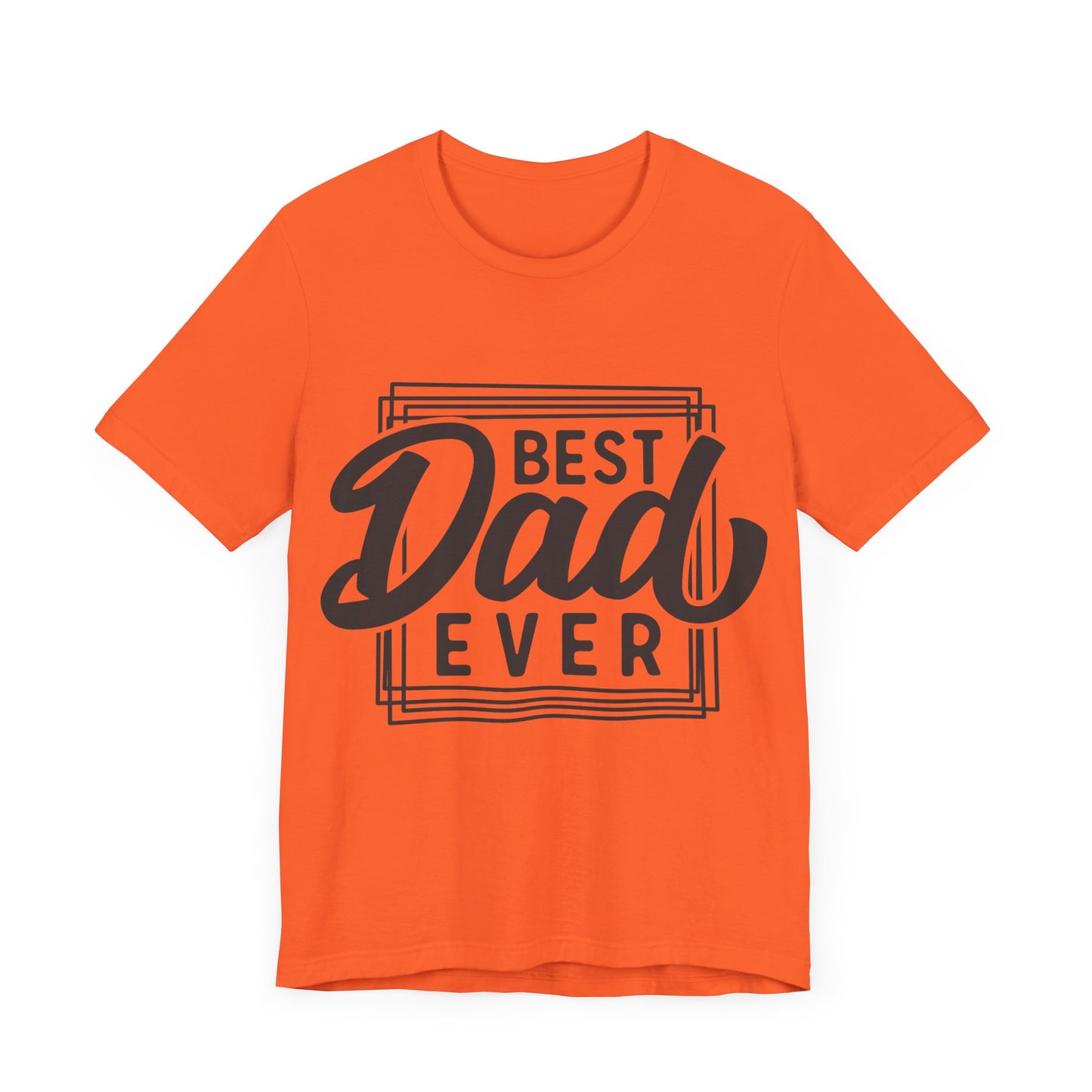Best Dad Ever Jersey Short Sleeve Tee