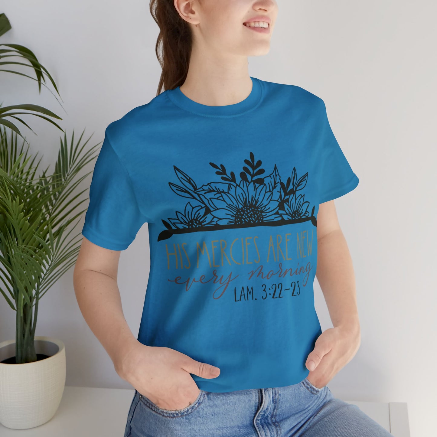 His Mercies are New Every Morning Short Sleeve Tshirt