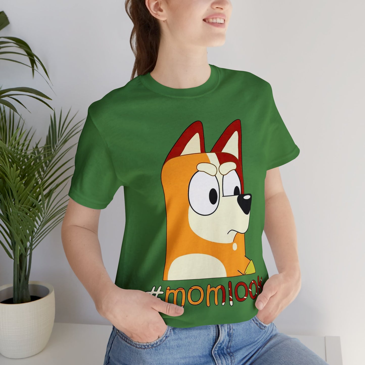 Chilli Heeler #momlook Short Sleeve Tshirt