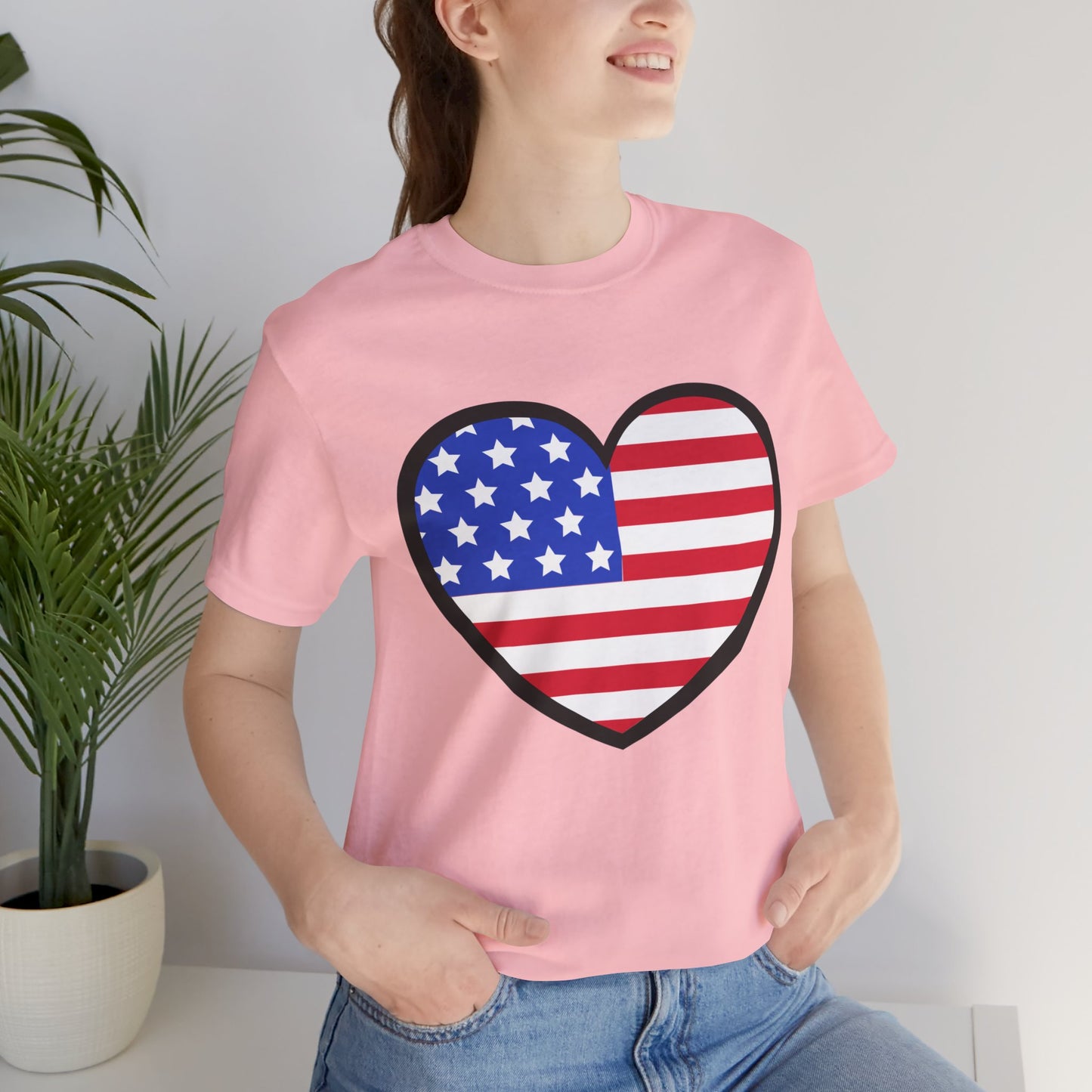 American Heart Jersey Short Sleeve Tee